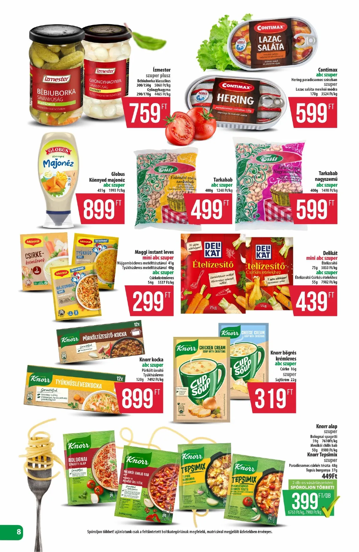 Coop akciós újság Észak-Kelet 01.22–01.28 – 8. oldal