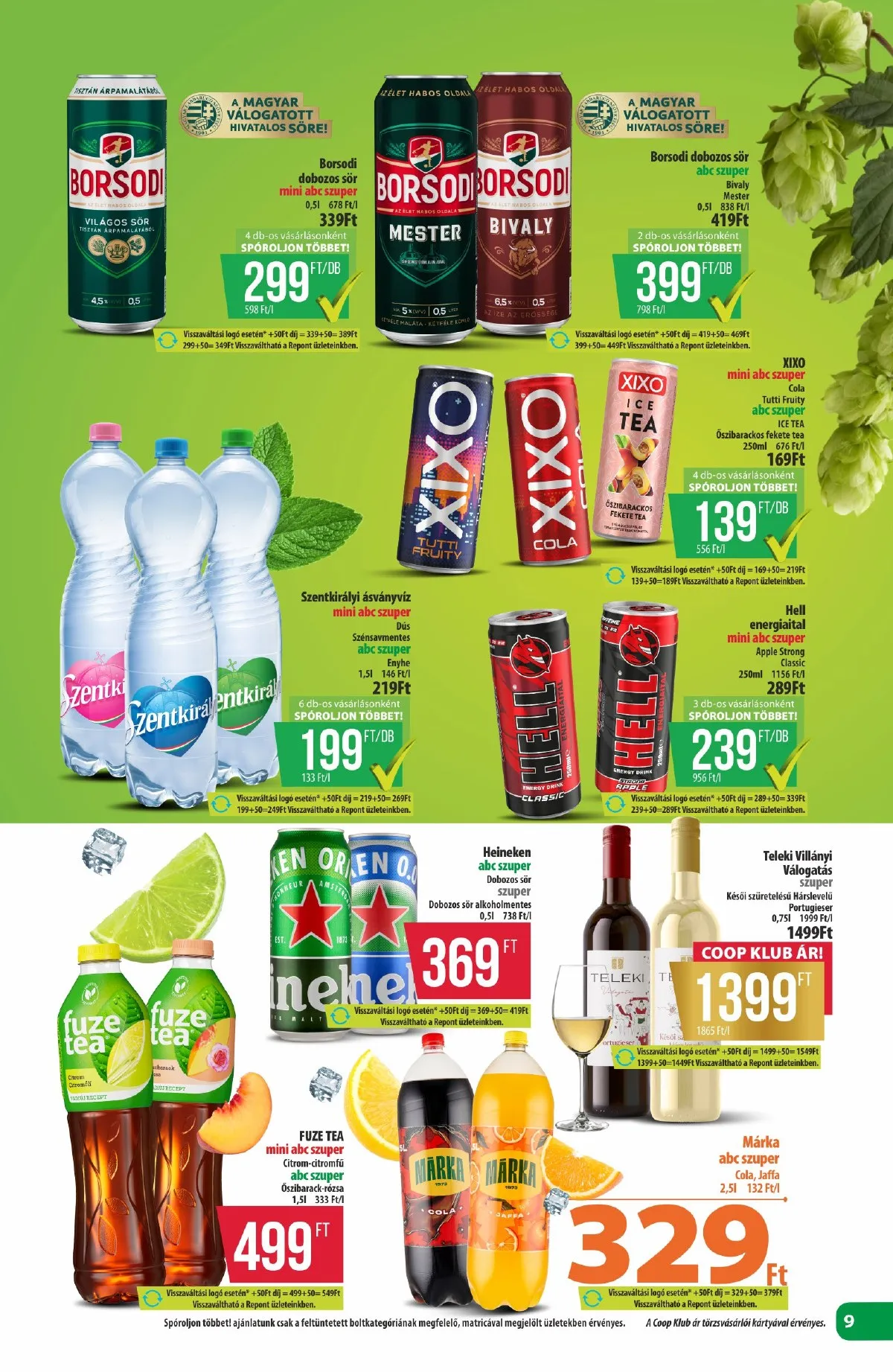 Coop akciós újság Észak-Kelet 01.22–01.28 – 9. oldal