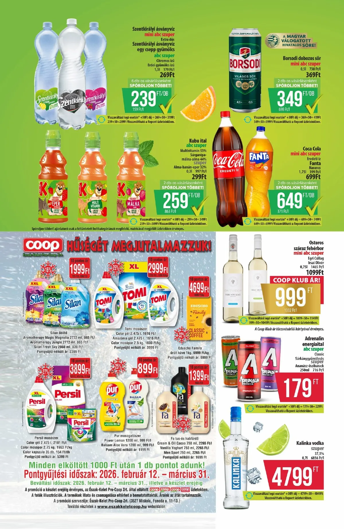 Coop akciós újság Észak-Kelet 02.12–02.18 – 10. oldal