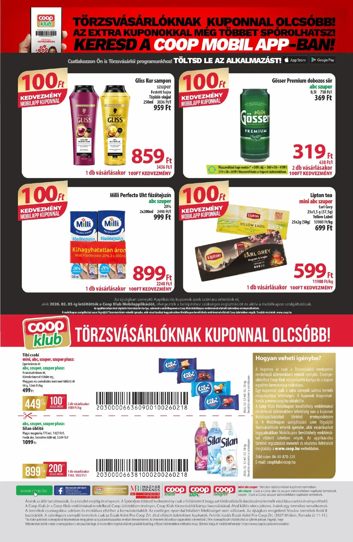 Coop akciós újság Észak-Kelet 02.12–02.18 – 12. oldal