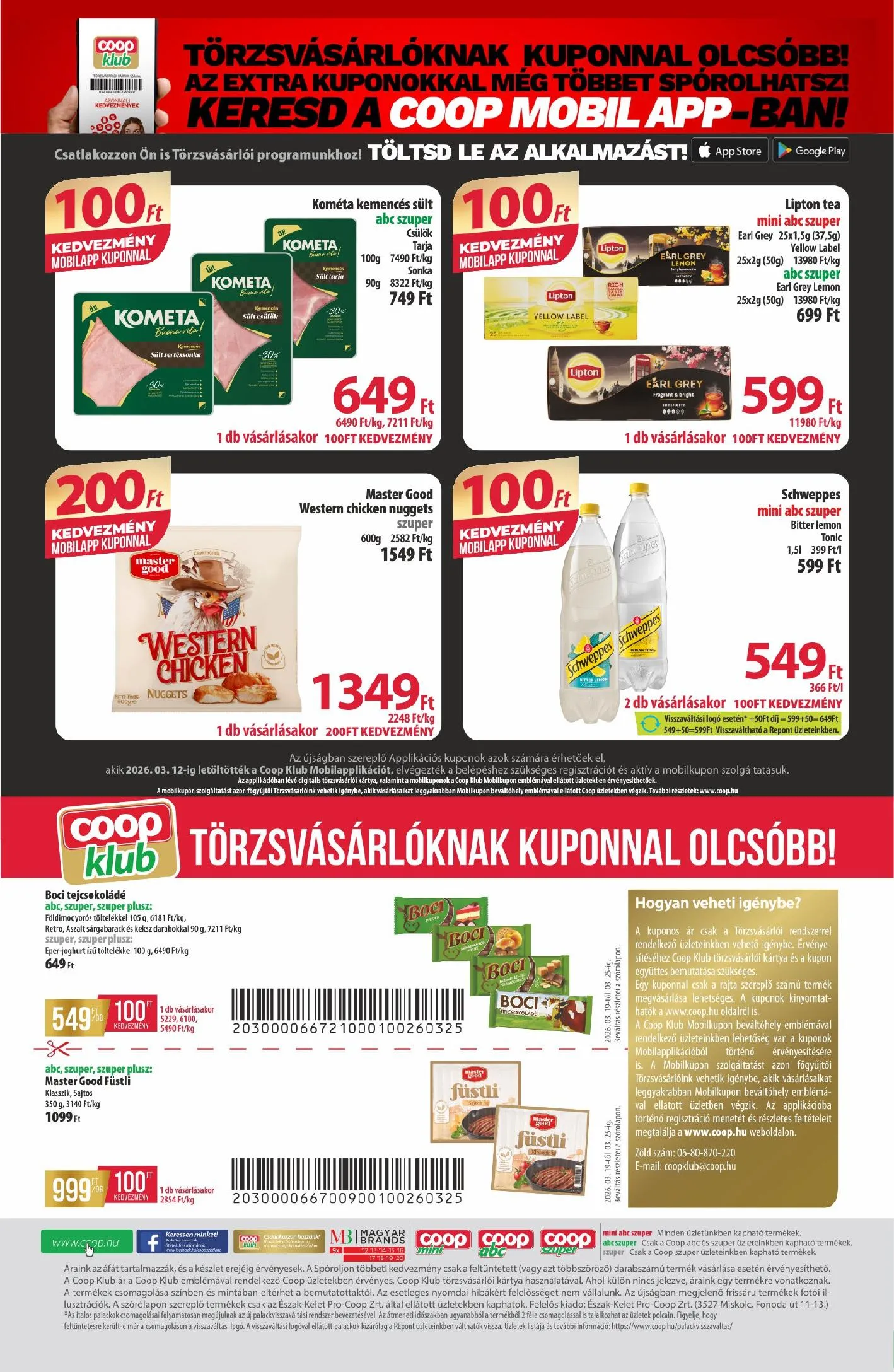 Coop akciós újság Észak-Kelet 03.19–03.25 – 16. oldal