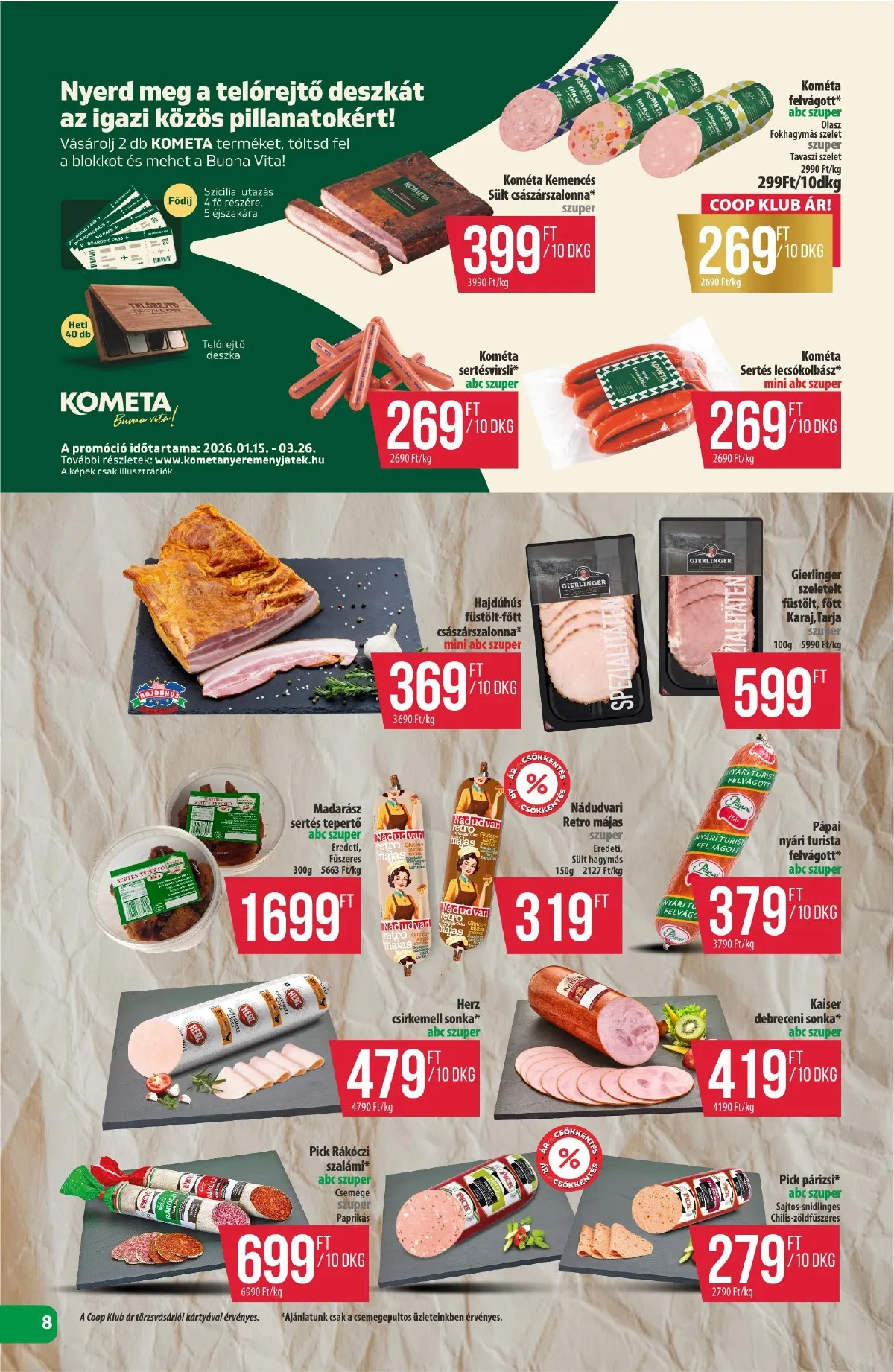 Coop akciós újság Észak-Kelet 03.19–03.25 – 8. oldal