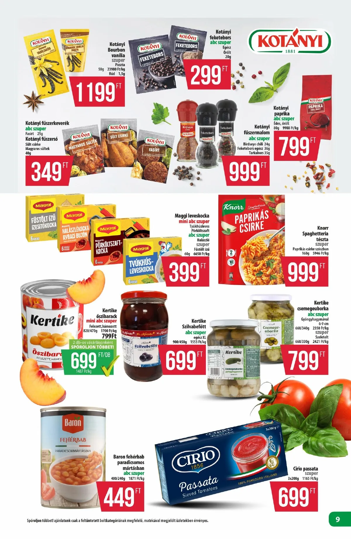 Coop akciós újság Észak-Kelet 03.19–03.25 – 9. oldal