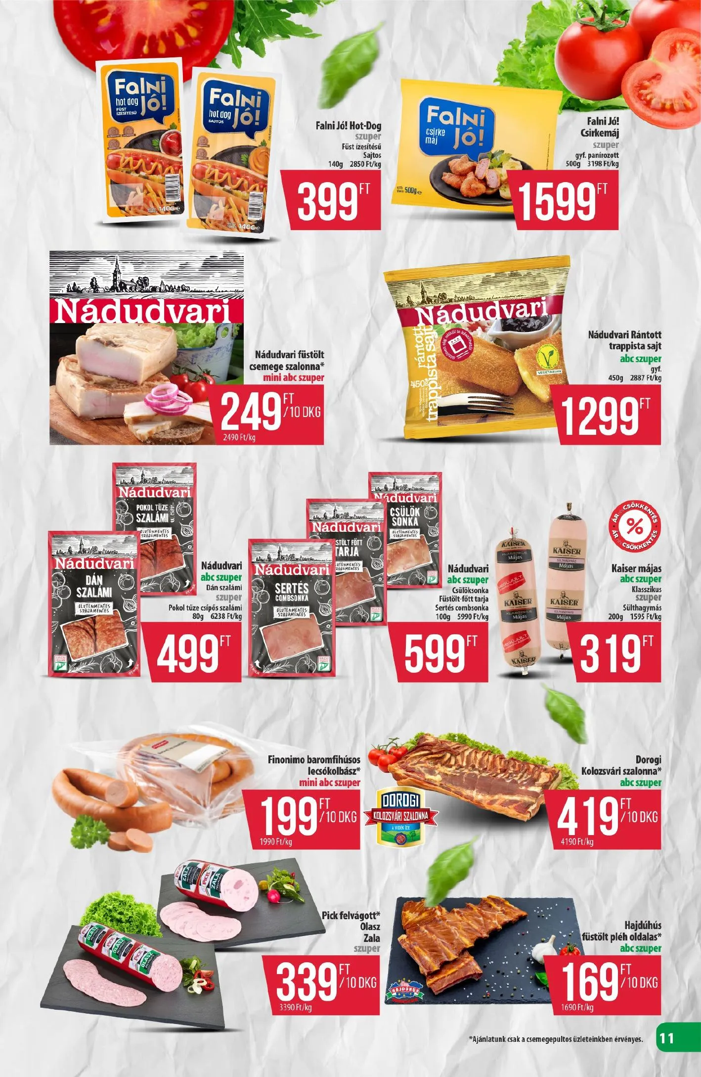 Coop akciós újság Észak-Kelet 03.26–04.01 – 11. oldal