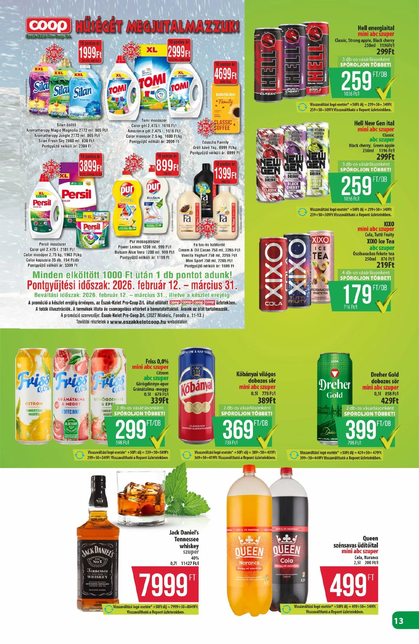 Coop akciós újság Észak-Kelet 03.26–04.01 – 13. oldal