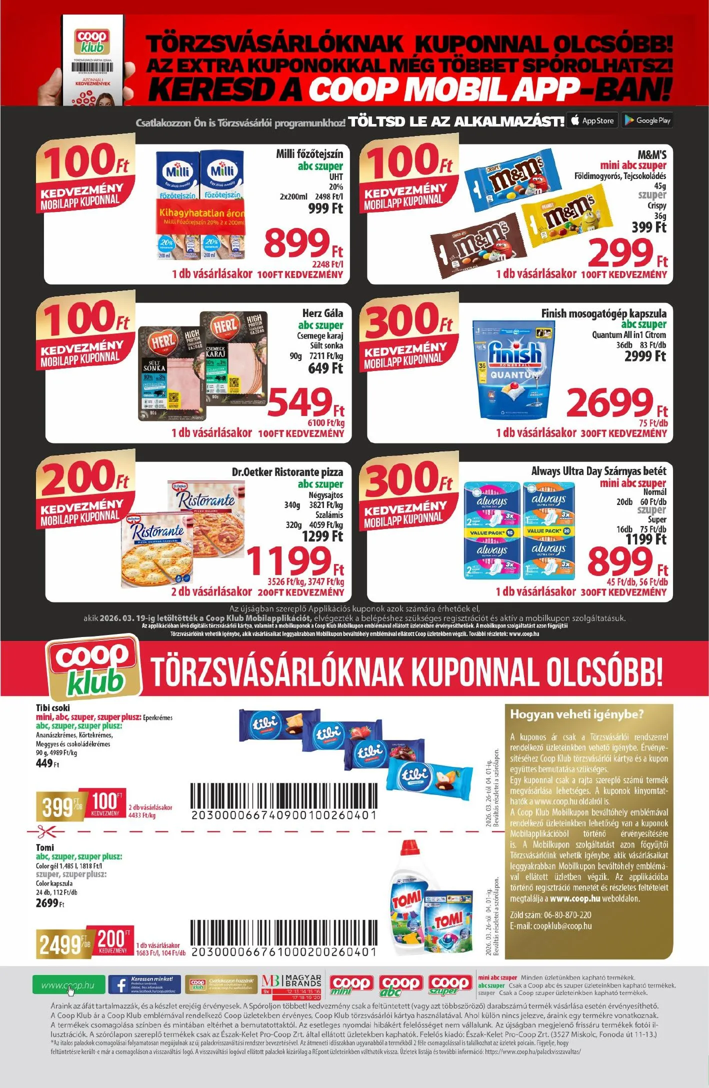 Coop akciós újság Észak-Kelet 03.26–04.01 – 16. oldal