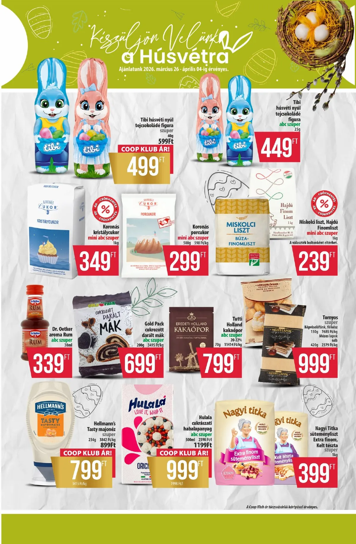 Coop akciós újság Észak-Kelet 03.26–04.01 – 3. oldal