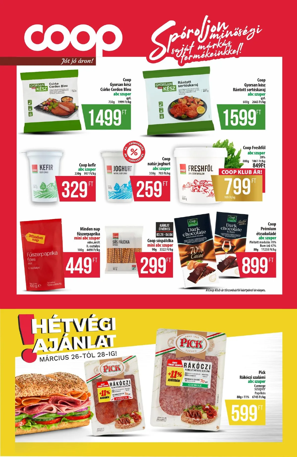 Coop akciós újság Észak-Kelet 03.26–04.01 – 9. oldal