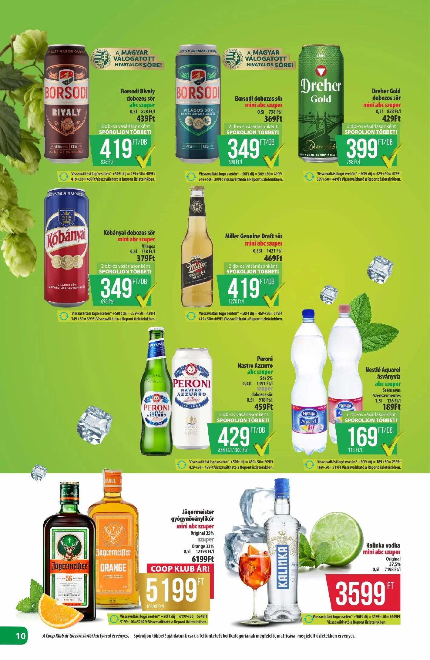 Coop akciós újság Észak-Kelet 04.16–04.22 – 10. oldal