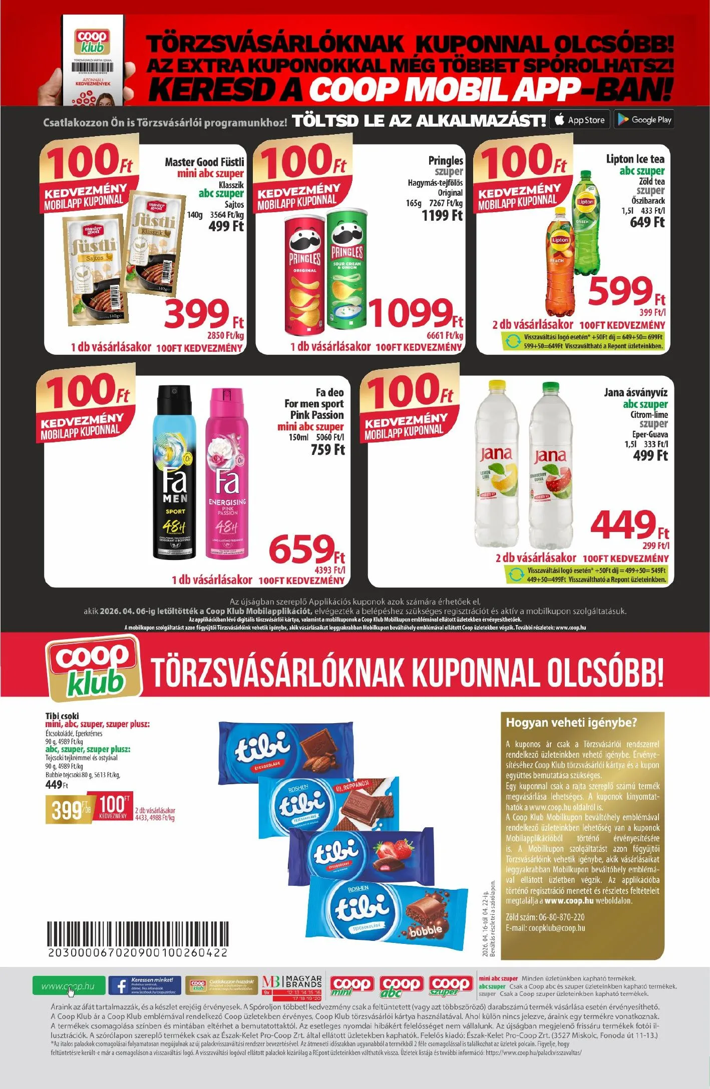 Coop akciós újság Észak-Kelet 04.16–04.22 – 12. oldal