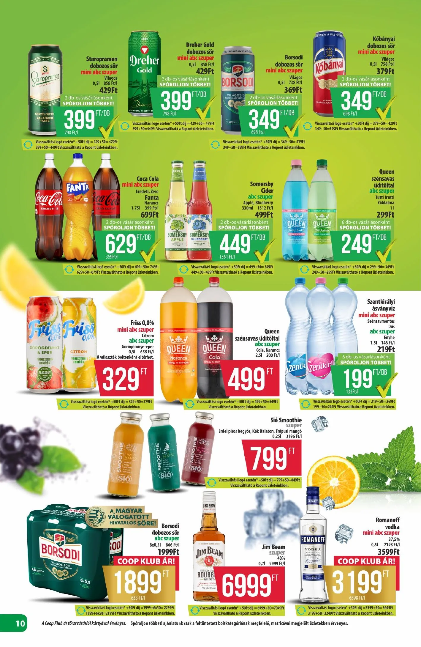 Coop akciós újság Észak-Kelet 04.23–04.29 – 10. oldal