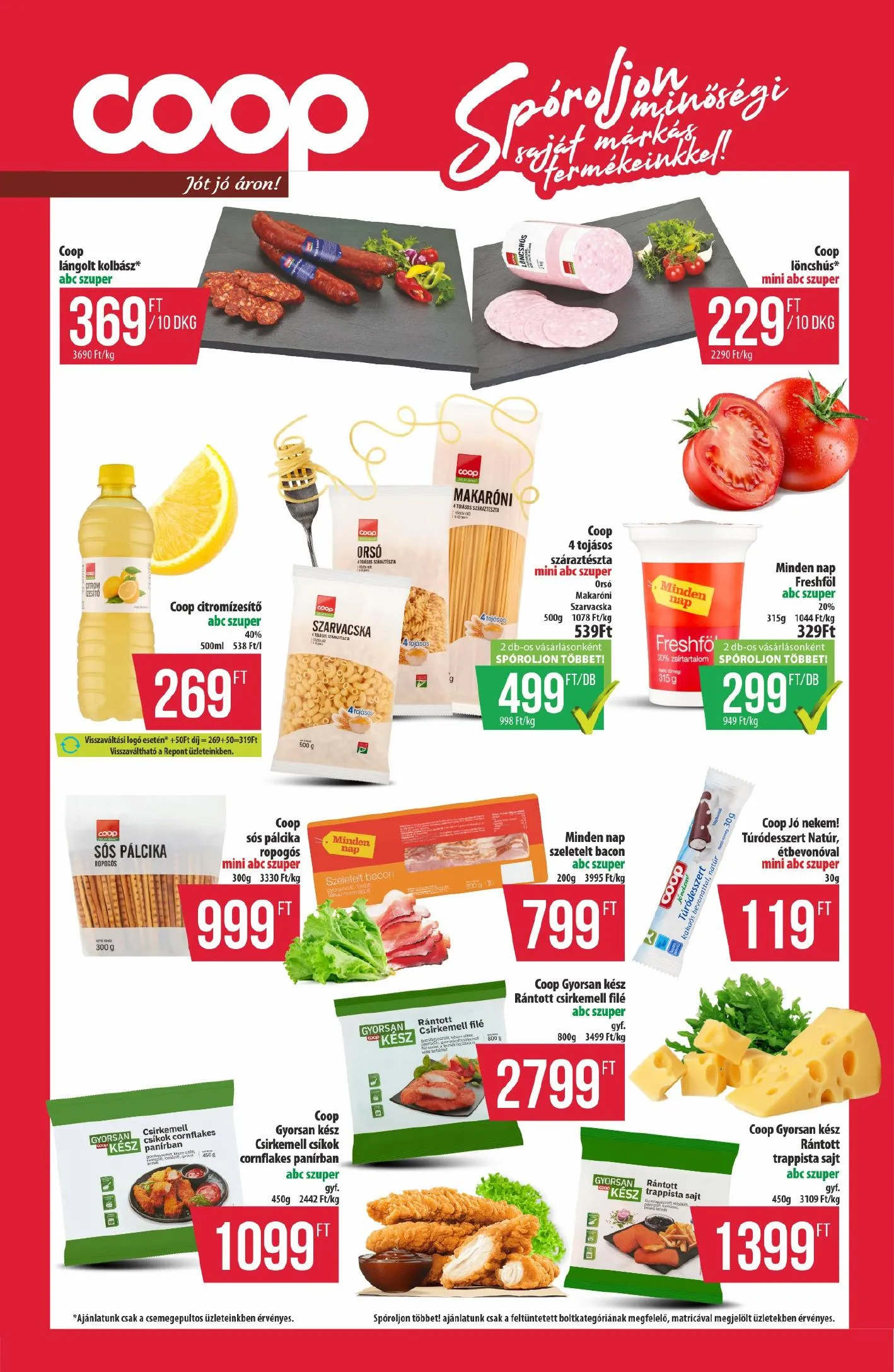 Coop akciós újság Észak-Kelet 04.23–04.29 – 9. oldal