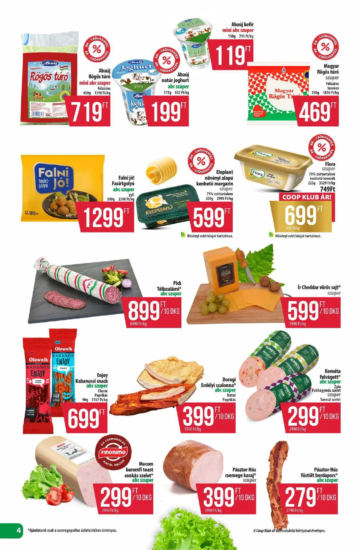Coop akciós újság Észak-Kelet 05.14–05.20 – 4. oldal