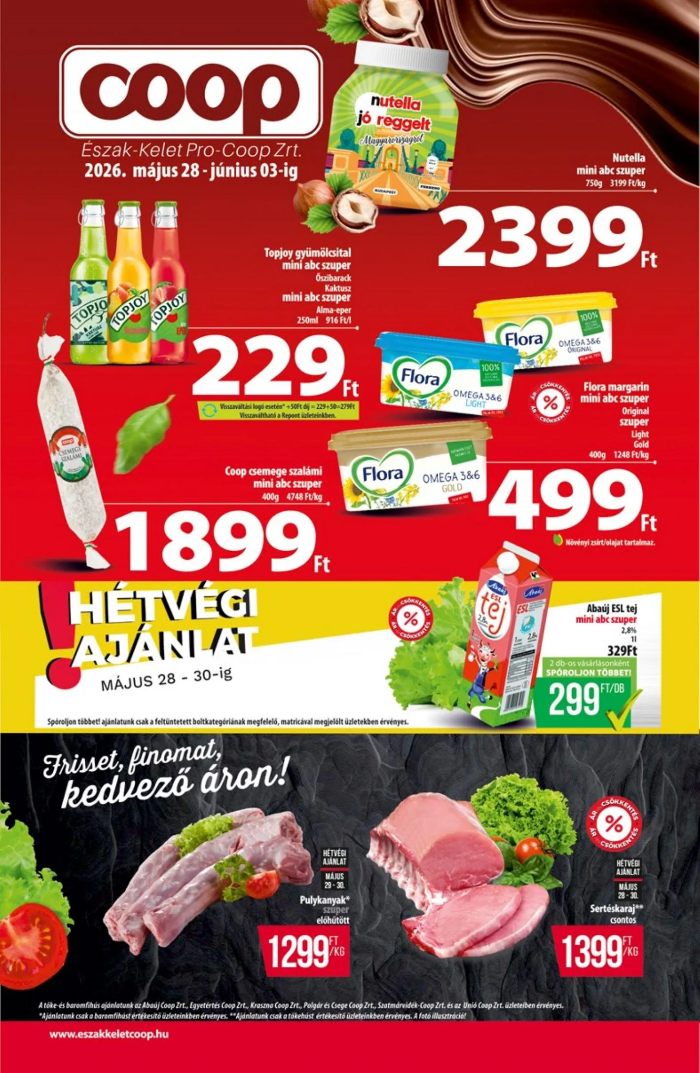Coop akciós újság Észak-Kelet 05.28–06.03