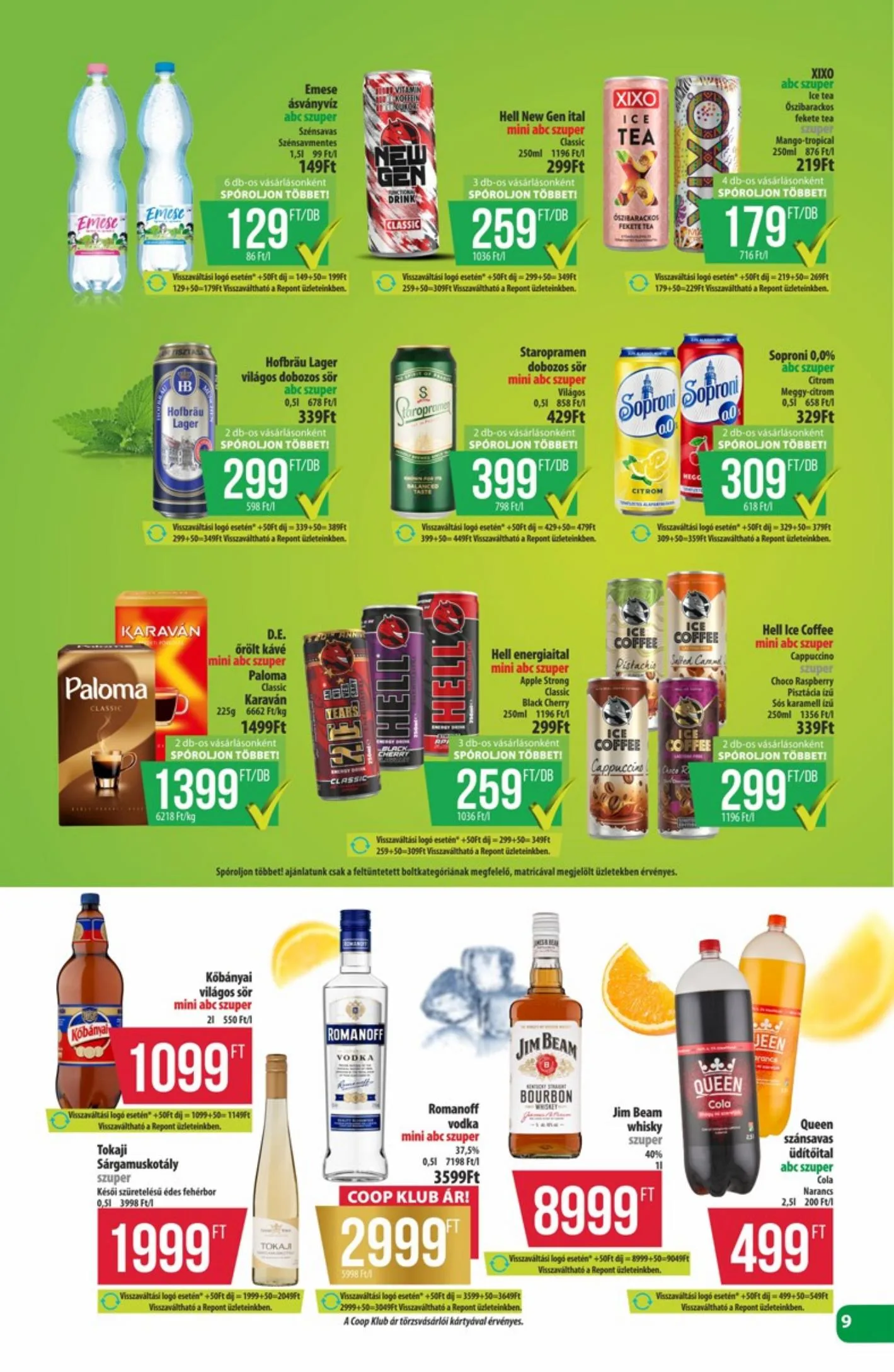 Coop akciós újság Észak-Kelet 05.28–06.03 – 9. oldal