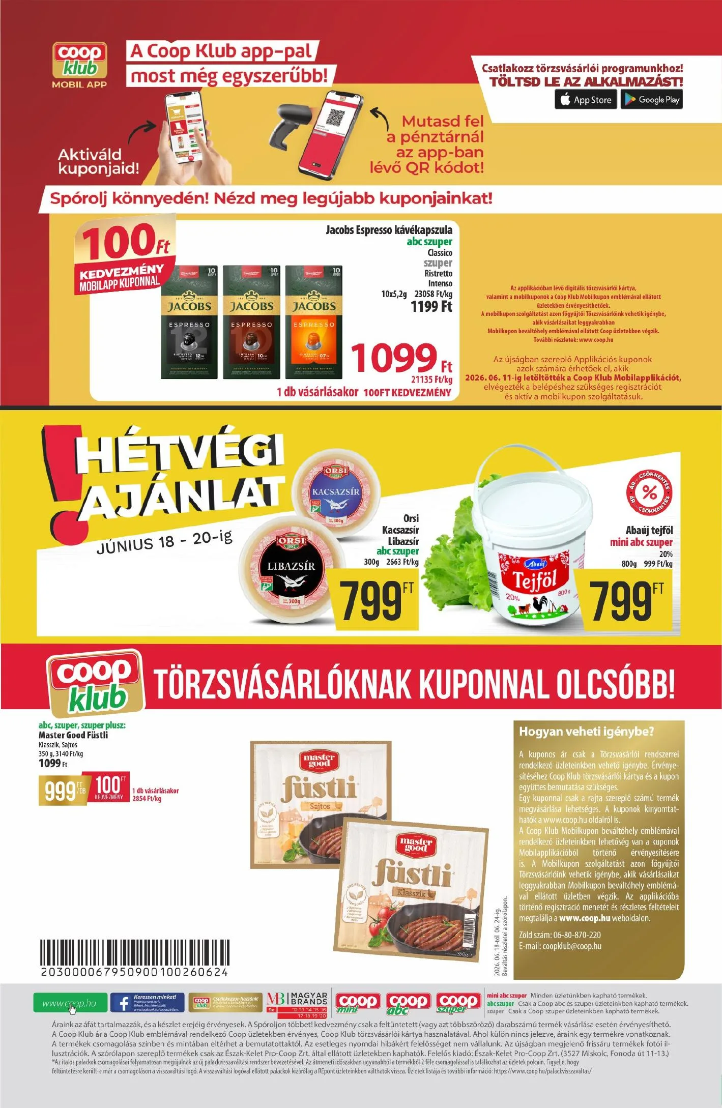 Coop akciós újság Észak-Kelet 06.18–06.24 – 12. oldal