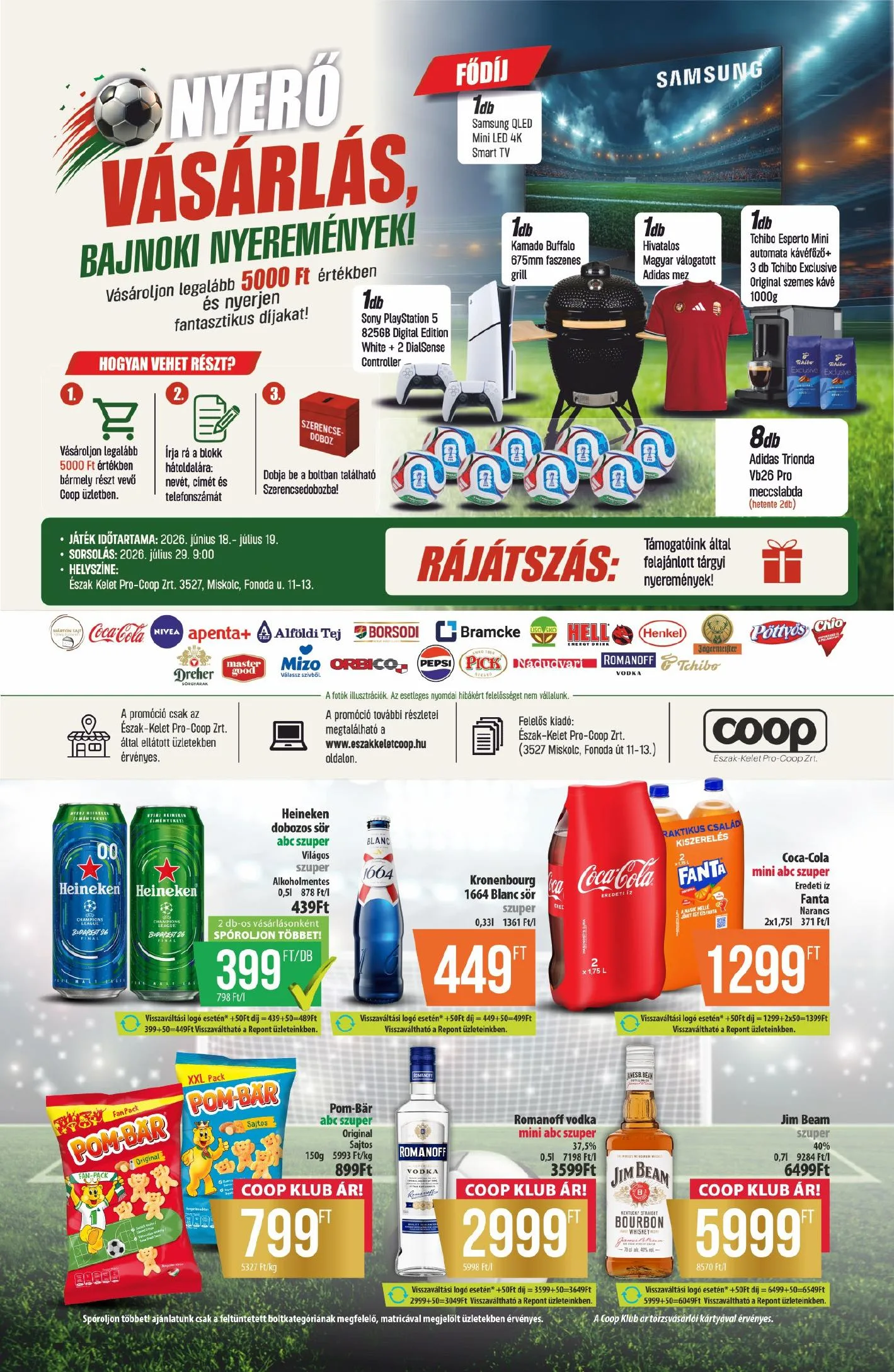 Coop akciós újság Észak-Kelet 06.18–06.24 – 3. oldal