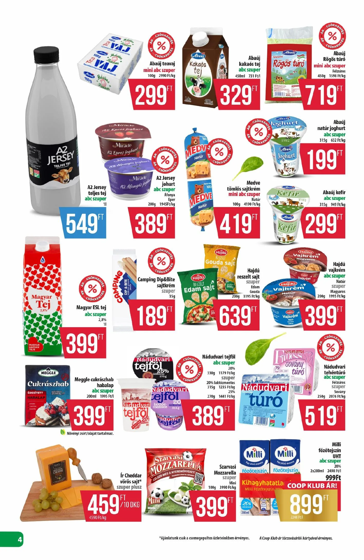 Coop akciós újság Észak-Kelet 06.18–06.24 – 4. oldal