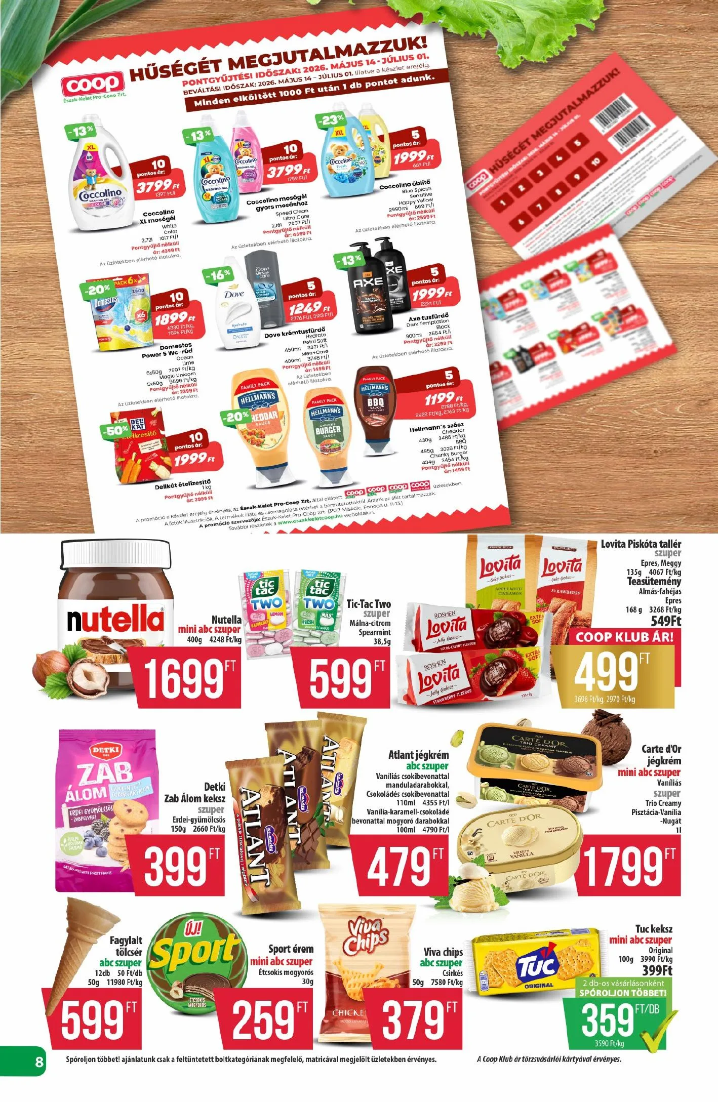 Coop akciós újság Észak-Kelet 06.18–06.24 – 8. oldal