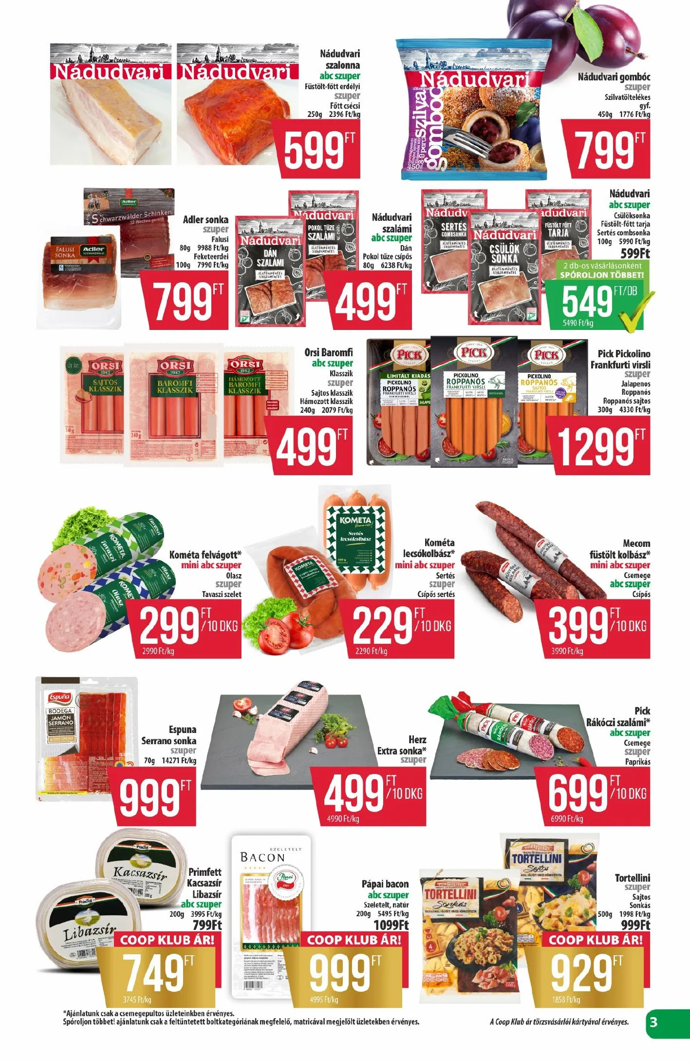 Coop akciós újság Észak-Kelet 06.25–07.01 – 3. oldal