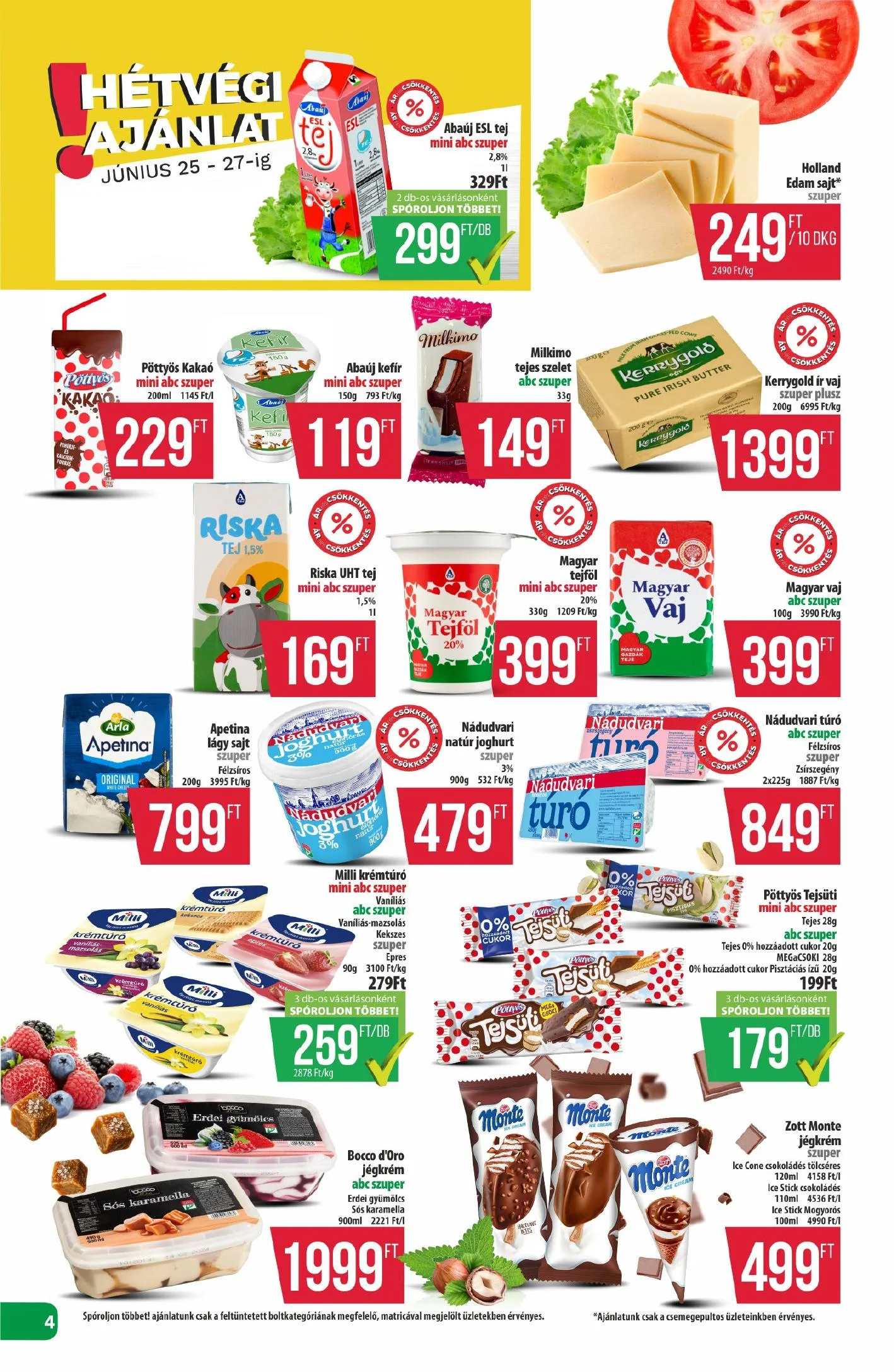 Coop akciós újság Észak-Kelet 06.25–07.01 – 4. oldal