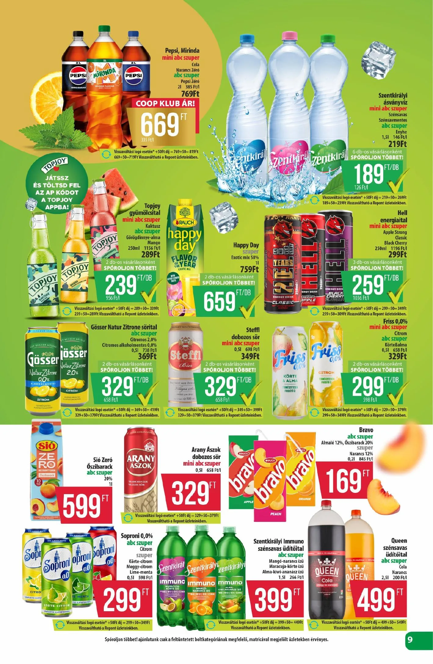 Coop akciós újság Észak-Kelet 06.25–07.01 – 9. oldal