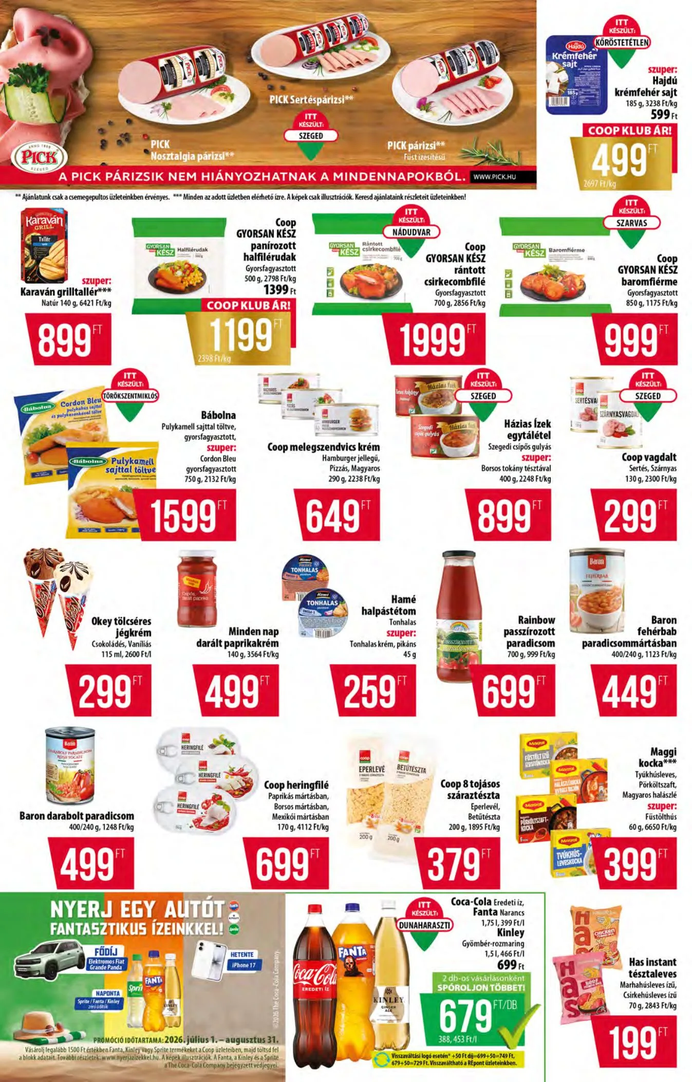 Coop akciós újság Észak-Kelet 07.09–07.15 – 4. oldal