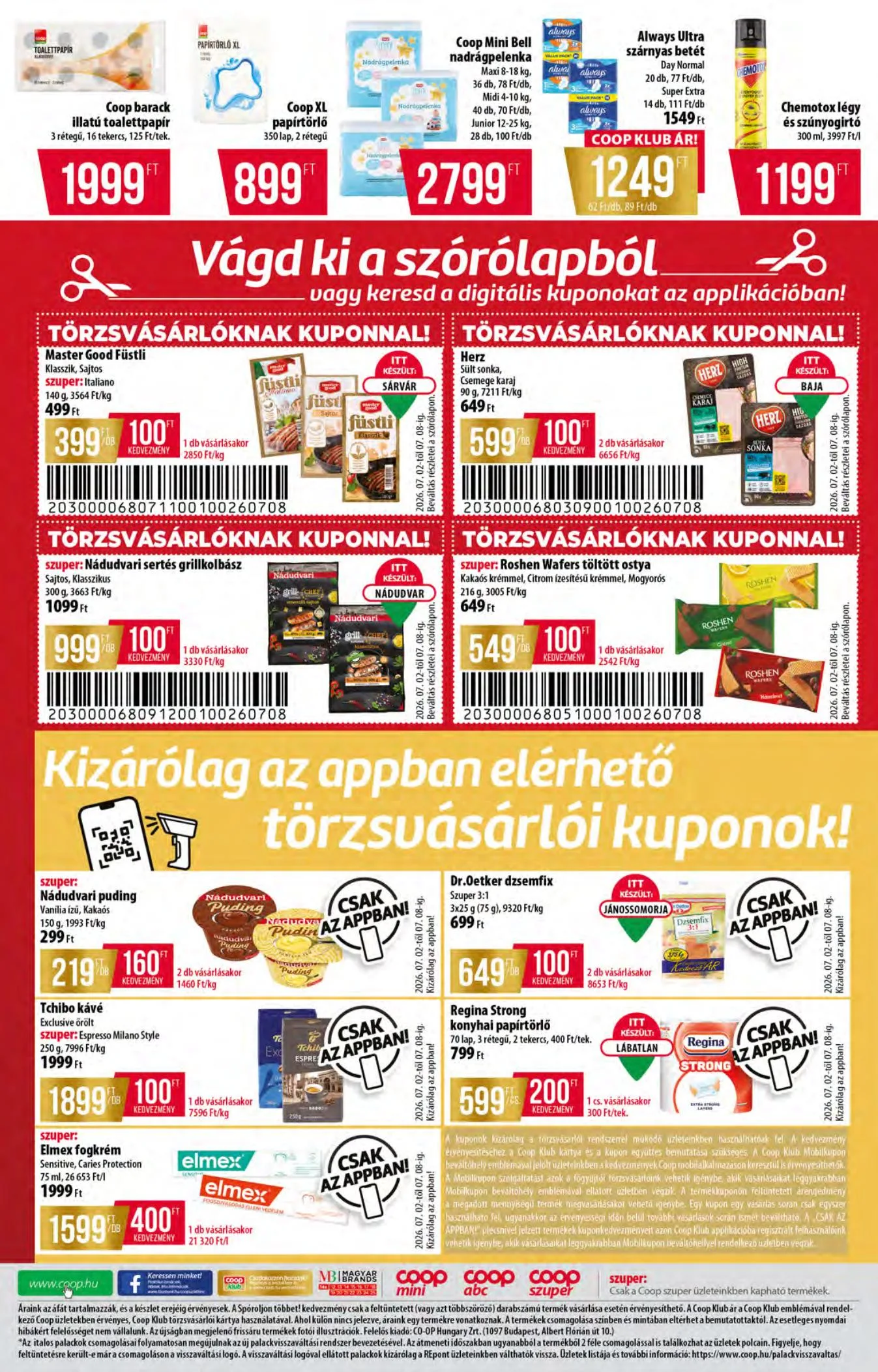 Coop akciós újság Észak-Kelet 07.09–07.15 – 8. oldal