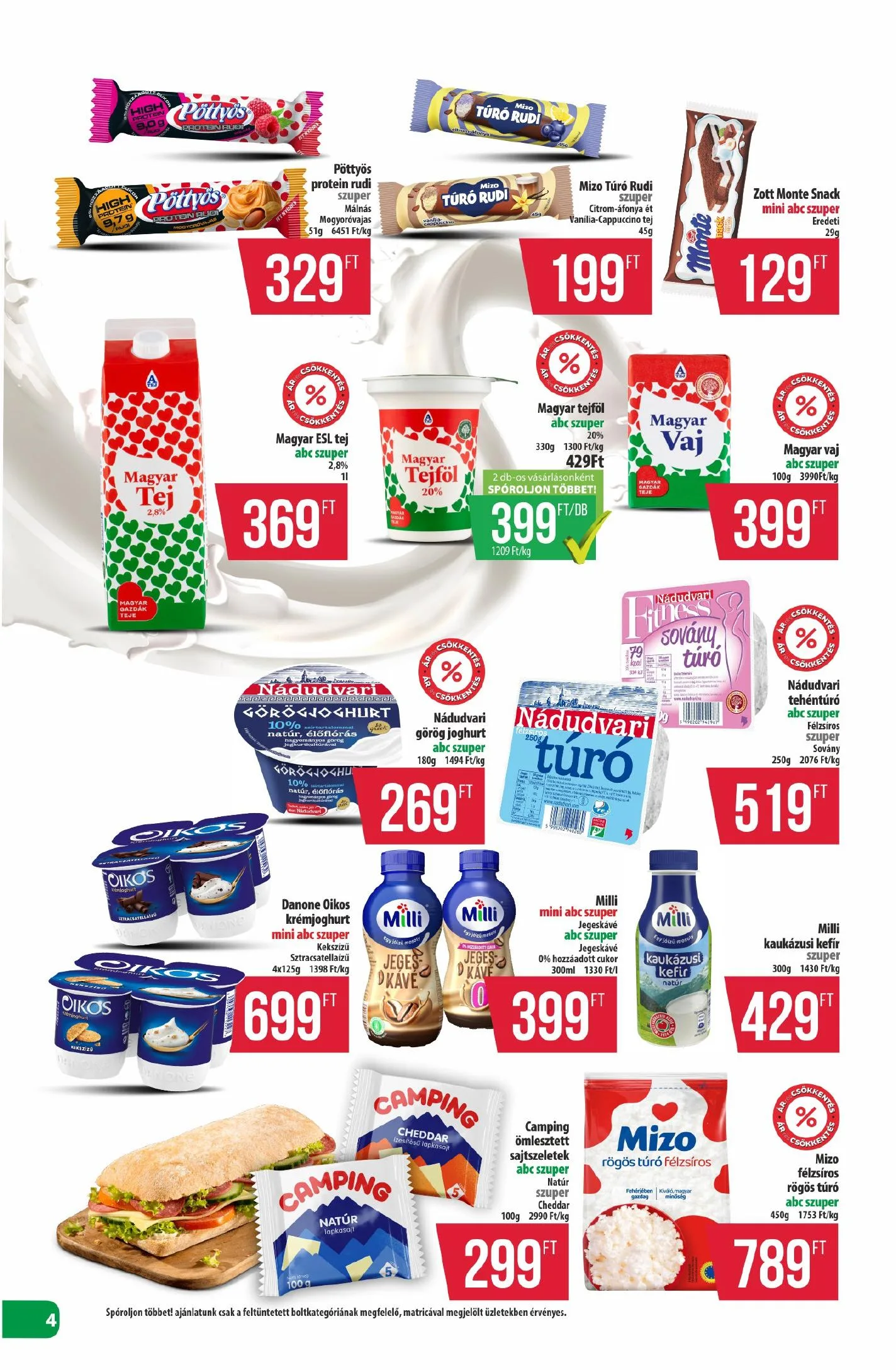 Coop akciós újság Észak-Kelet 07.16–07.22 – 4. oldal