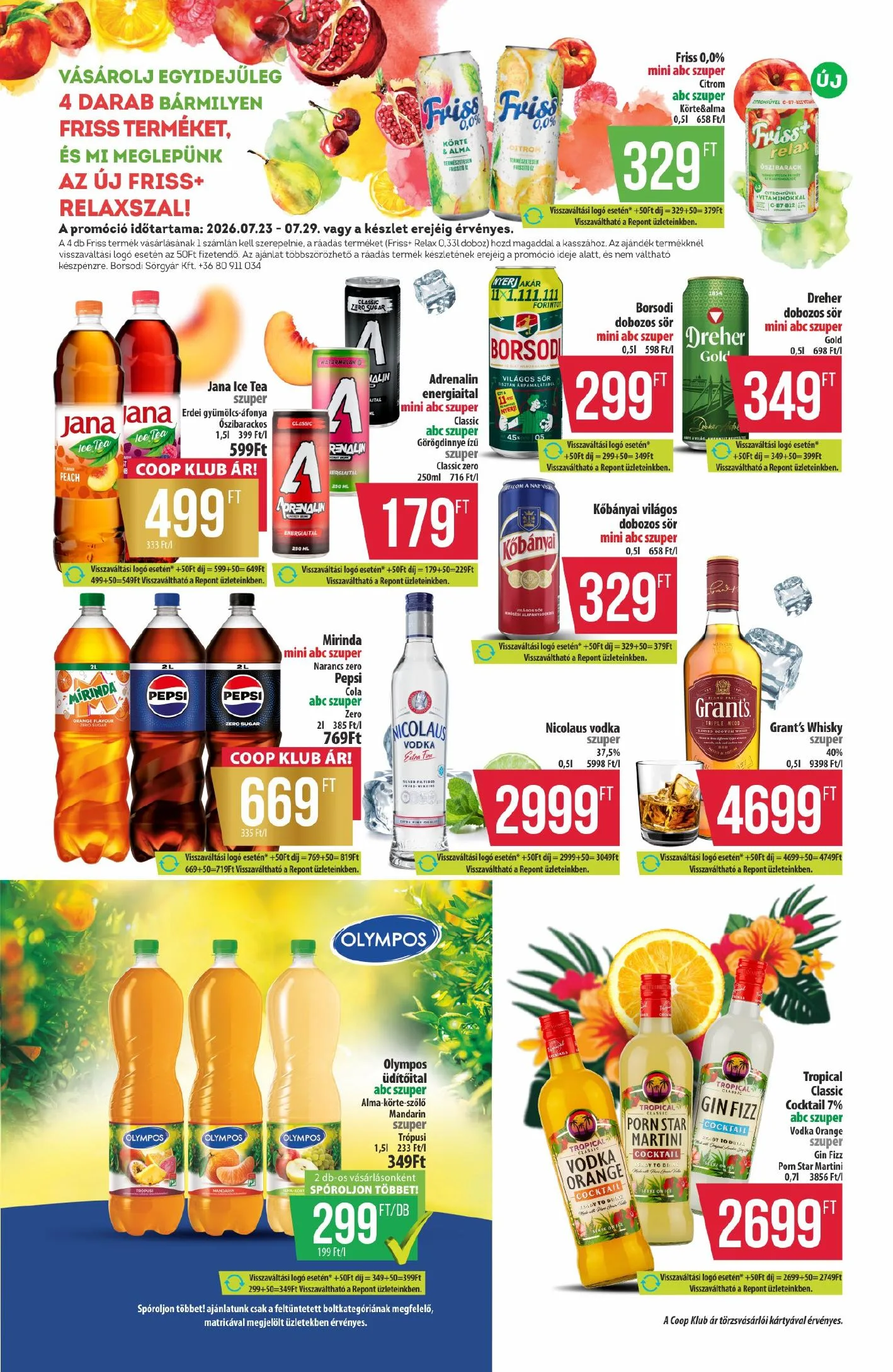 Coop akciós újság Észak-Kelet 07.23–07.29 – 10. oldal