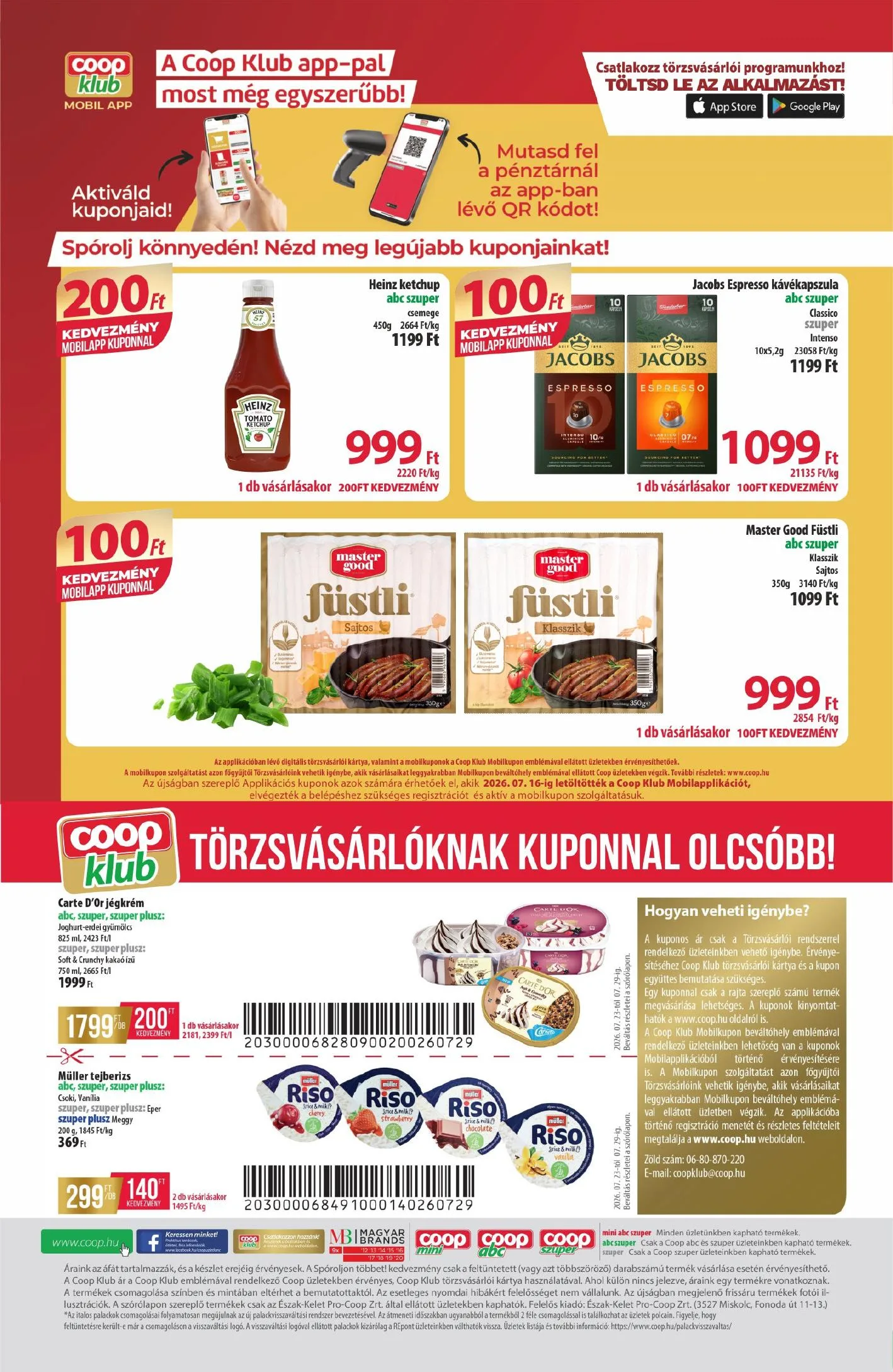 Coop akciós újság Észak-Kelet 07.23–07.29 – 12. oldal
