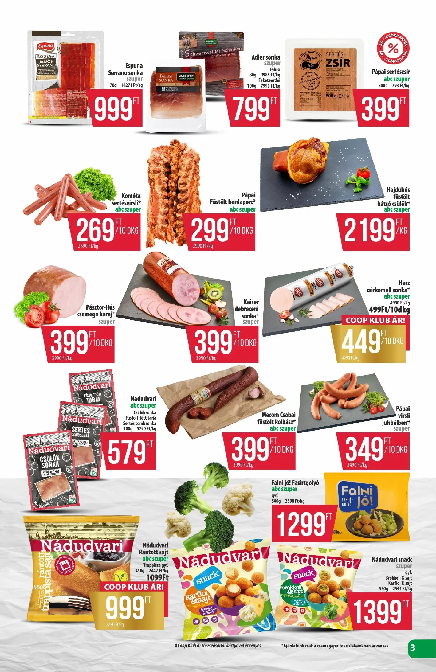 Coop akciós újság Észak-Kelet 07.23–07.29 – 3. oldal