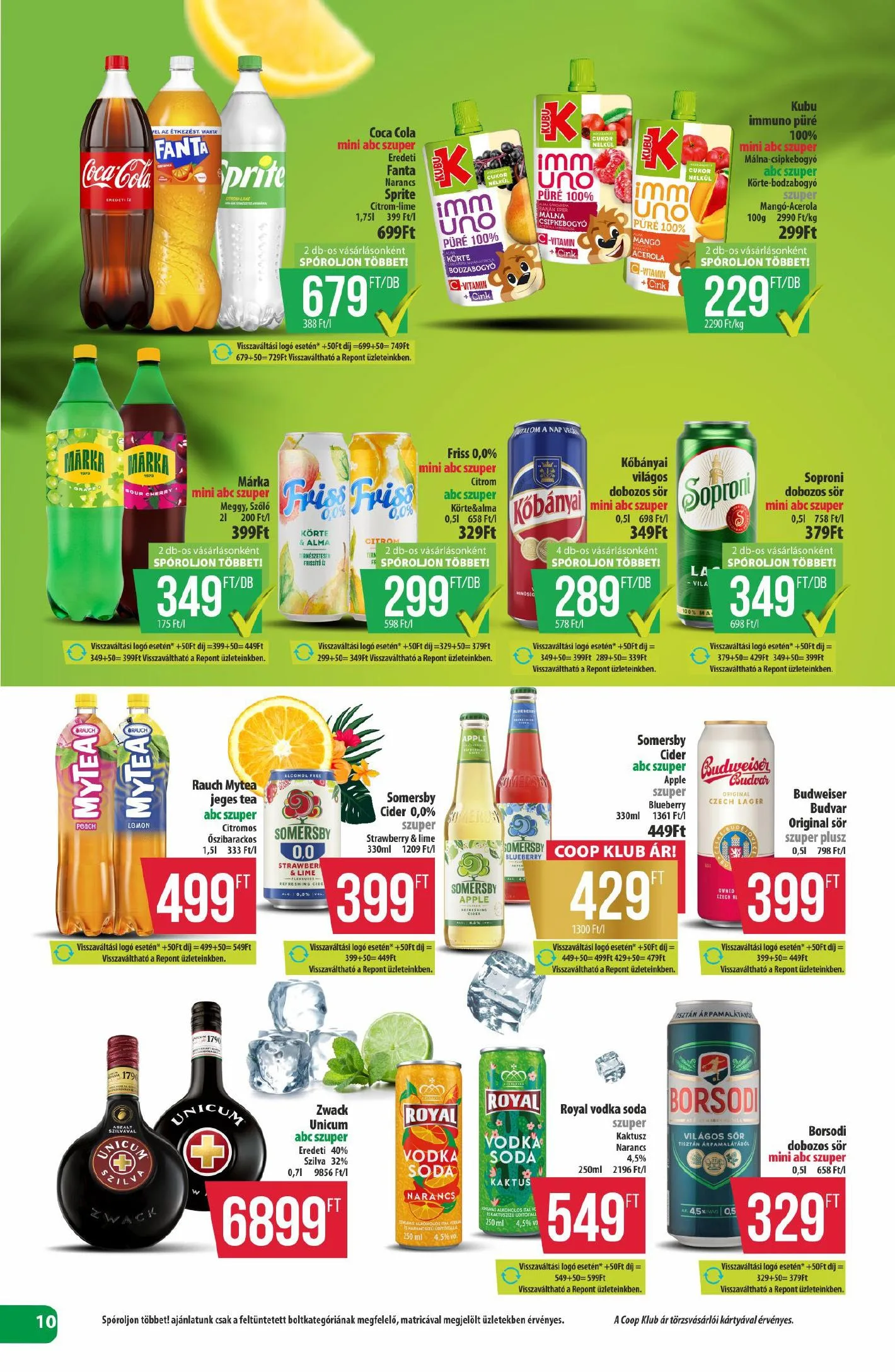 Coop akciós újság Észak-Kelet 08.13–08.19 – 10. oldal