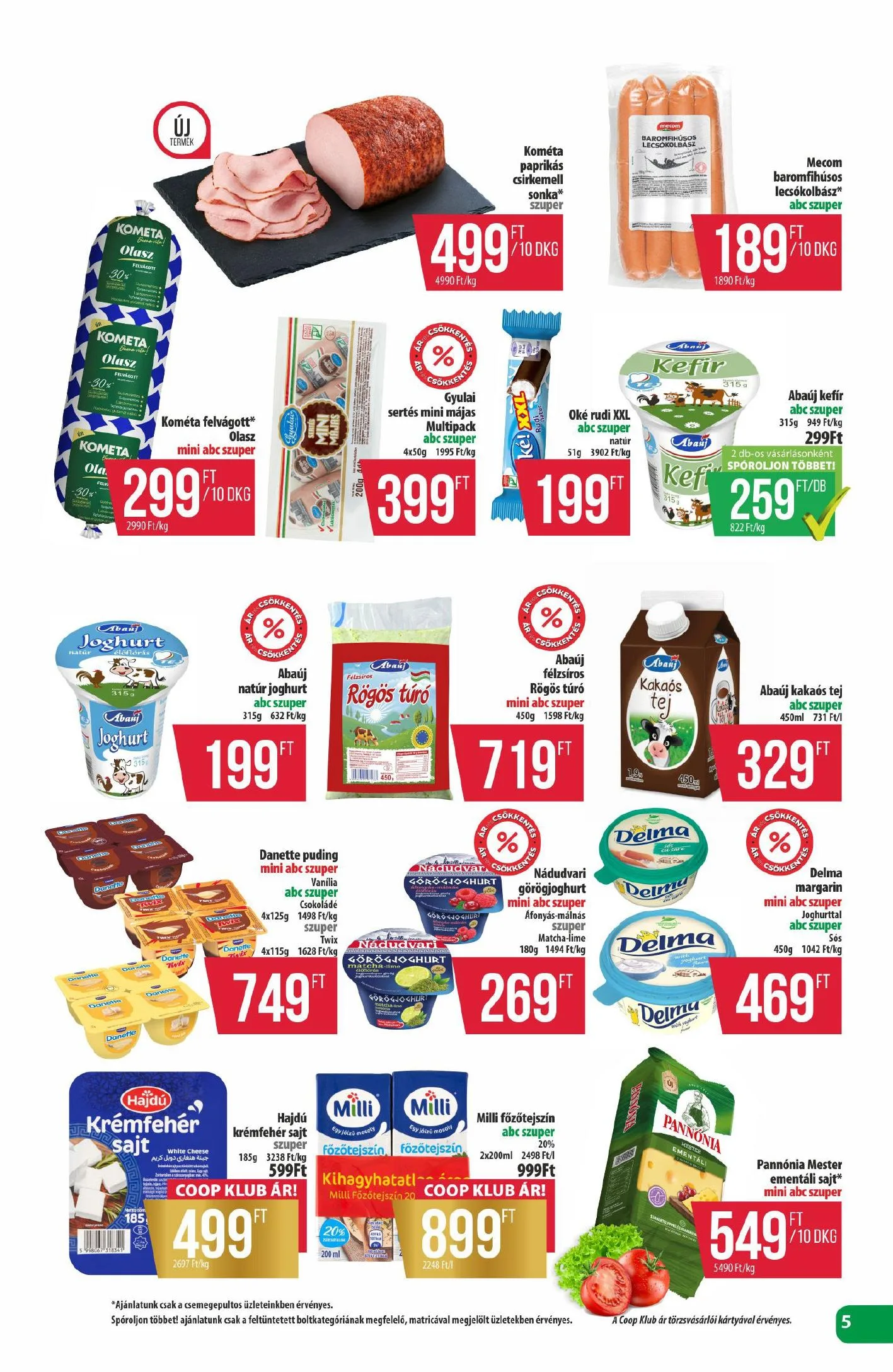Coop akciós újság Észak-Kelet 08.13–08.19 – 5. oldal