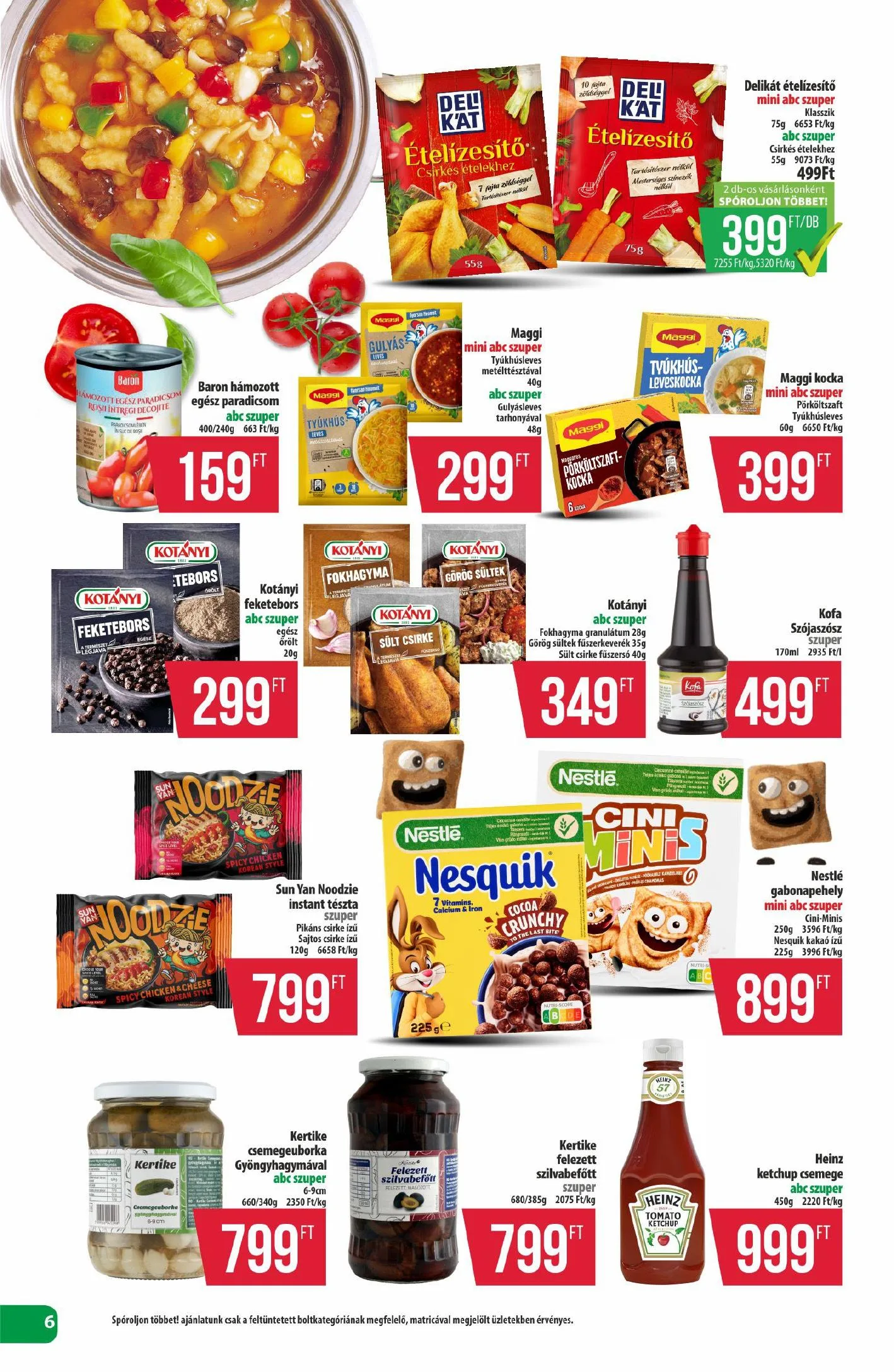 Coop akciós újság Észak-Kelet 08.13–08.19 – 6. oldal
