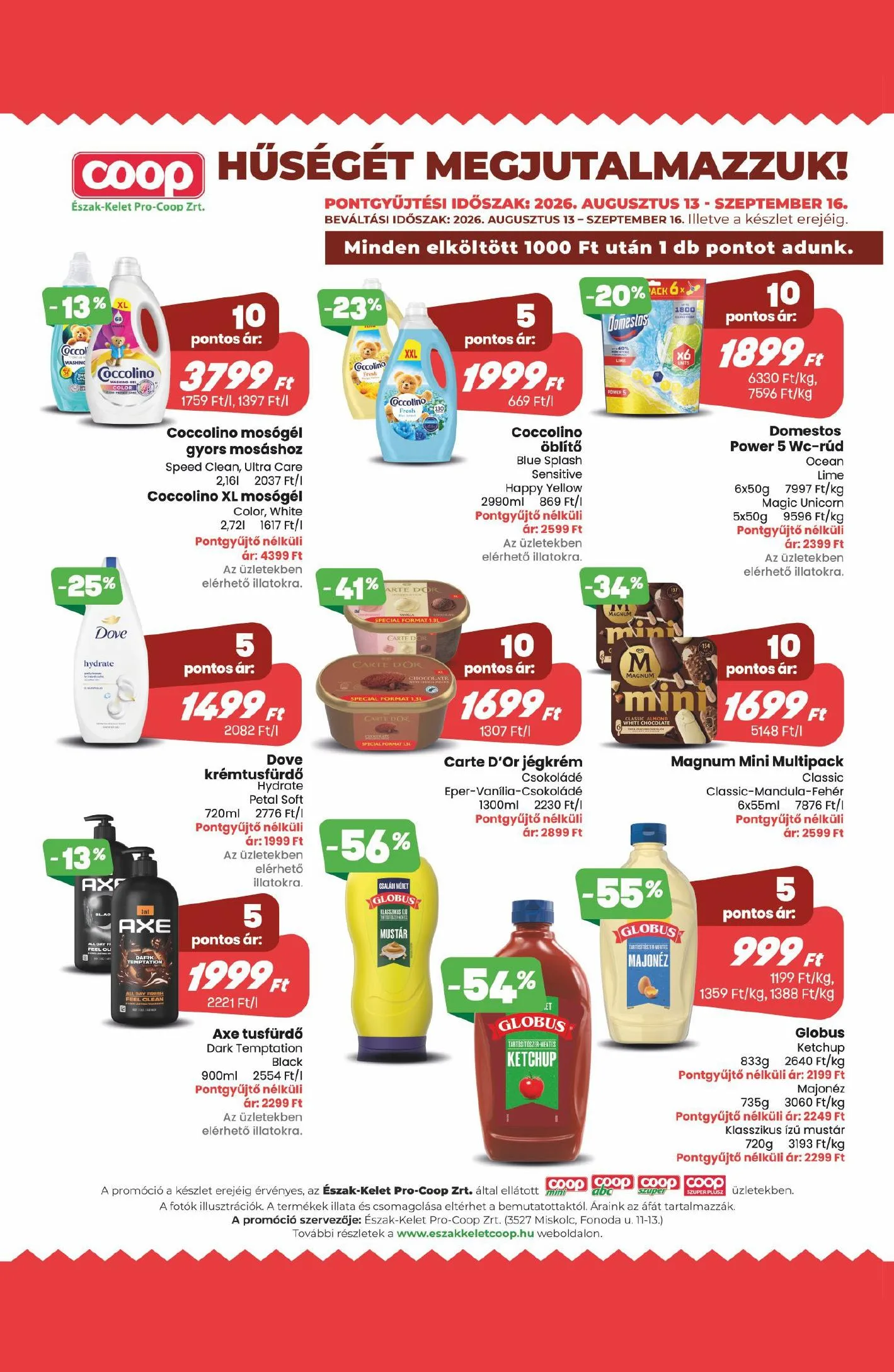 Coop akciós újság Észak-Kelet 08.13–08.19 – 8. oldal