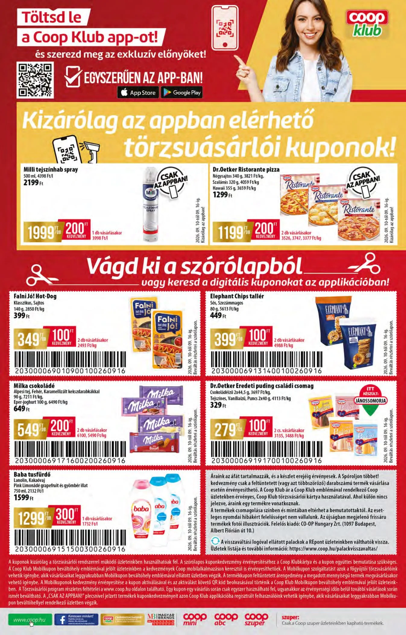 Coop akciós újság Észak-Kelet 09.10–09.16 – 16. oldal