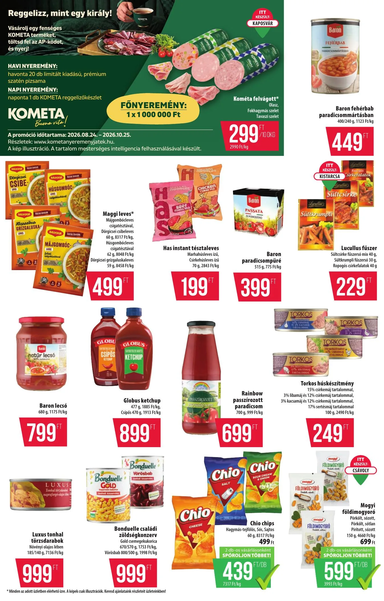 Coop akciós újság Észak-Kelet 10.01–10.07 – 6. oldal