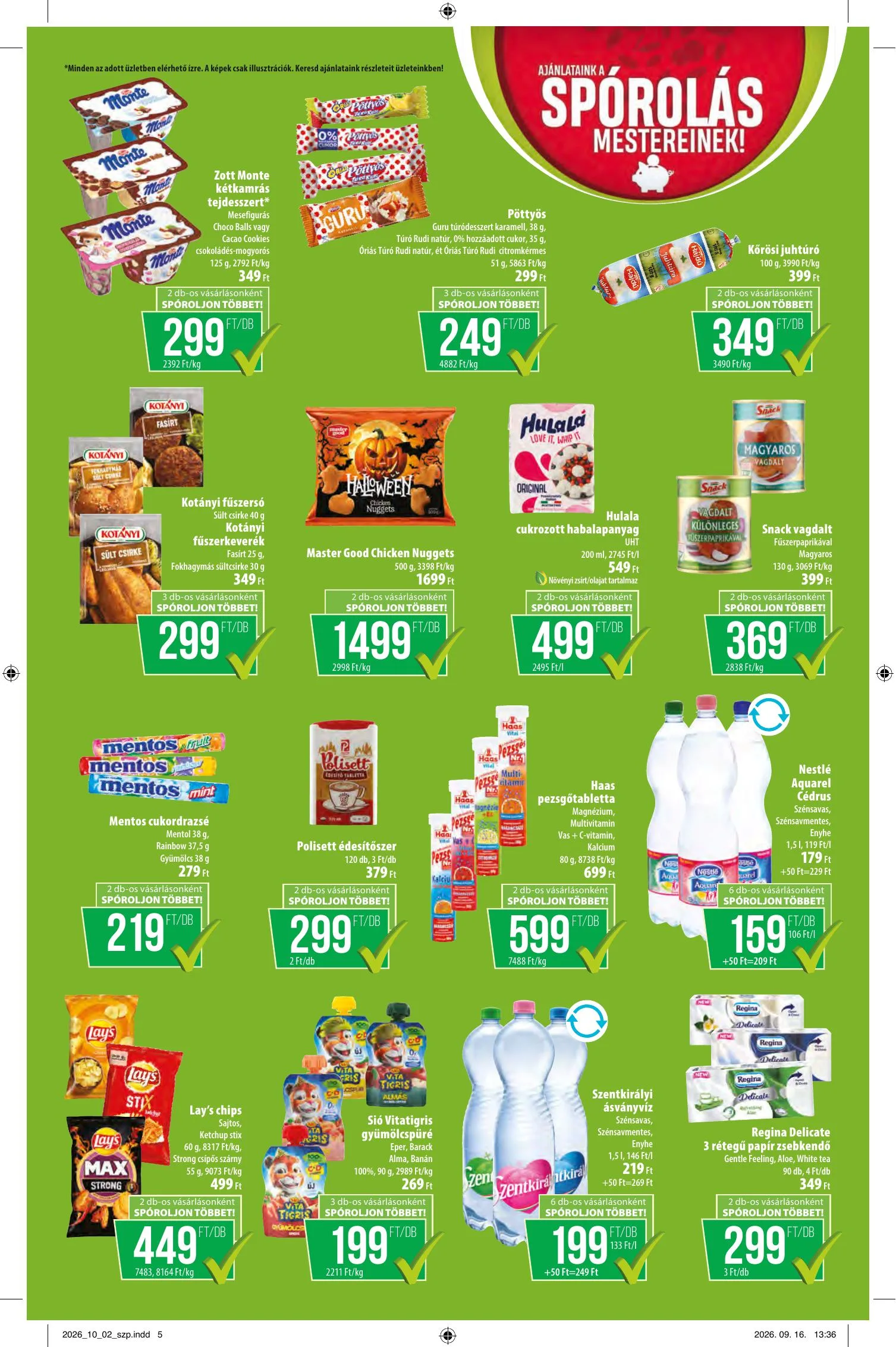 Coop akciós újság Észak-Kelet 10.08–10.14 – 5. oldal