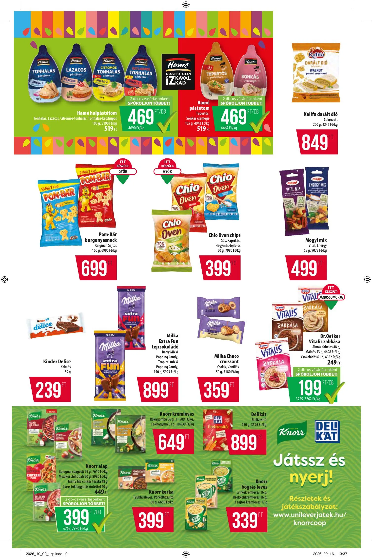 Coop akciós újság Észak-Kelet 10.08–10.14 – 9. oldal