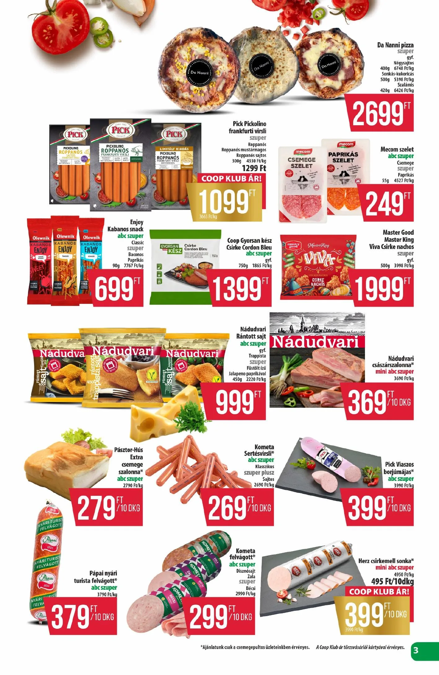 Coop akciós újság Észak-Kelet 10.15–10.21 – 3. oldal