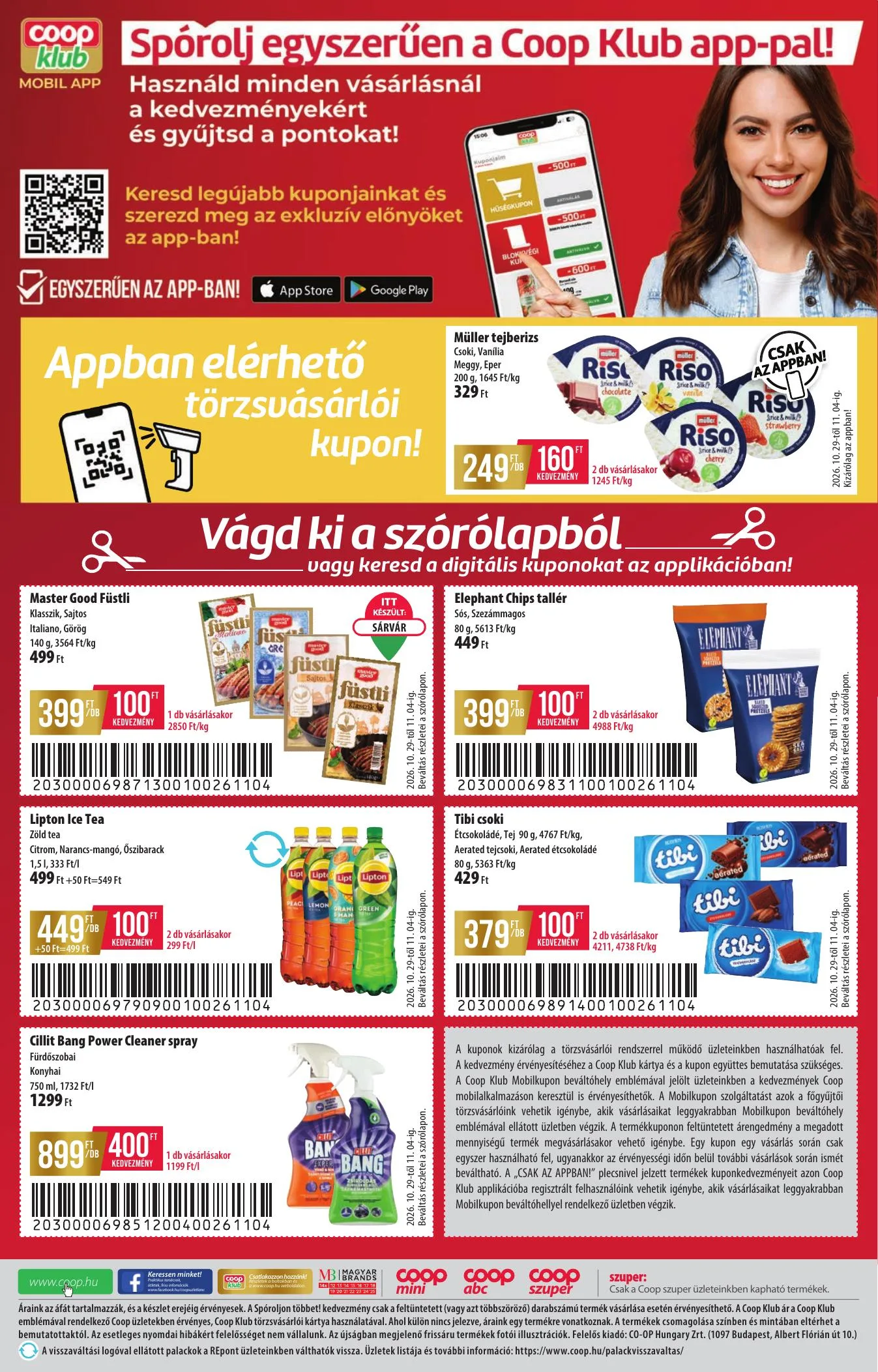 Coop akciós újság Észak-Kelet 10.29–11.04 – 16. oldal