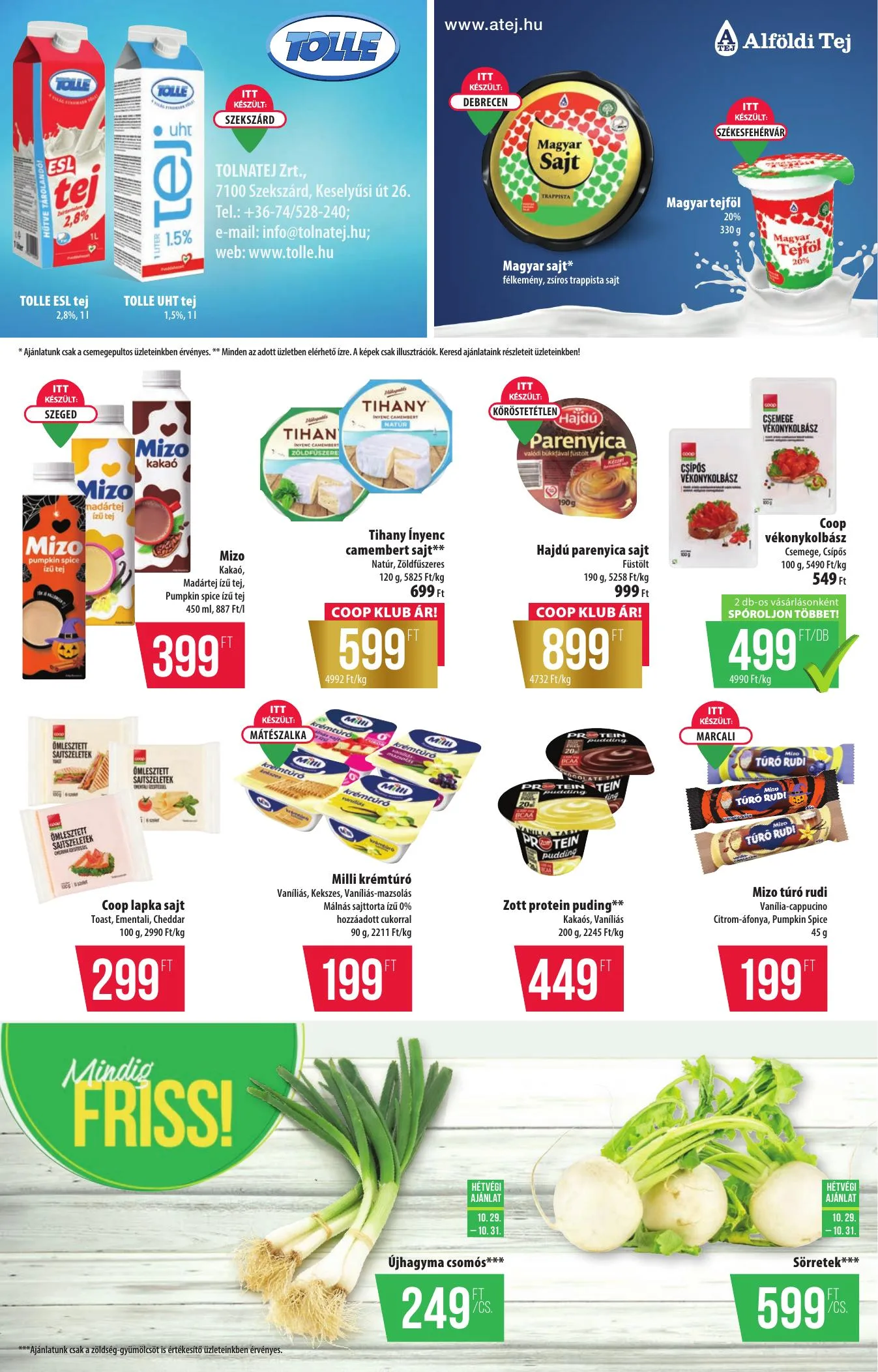 Coop akciós újság Észak-Kelet 10.29–11.04 – 4. oldal