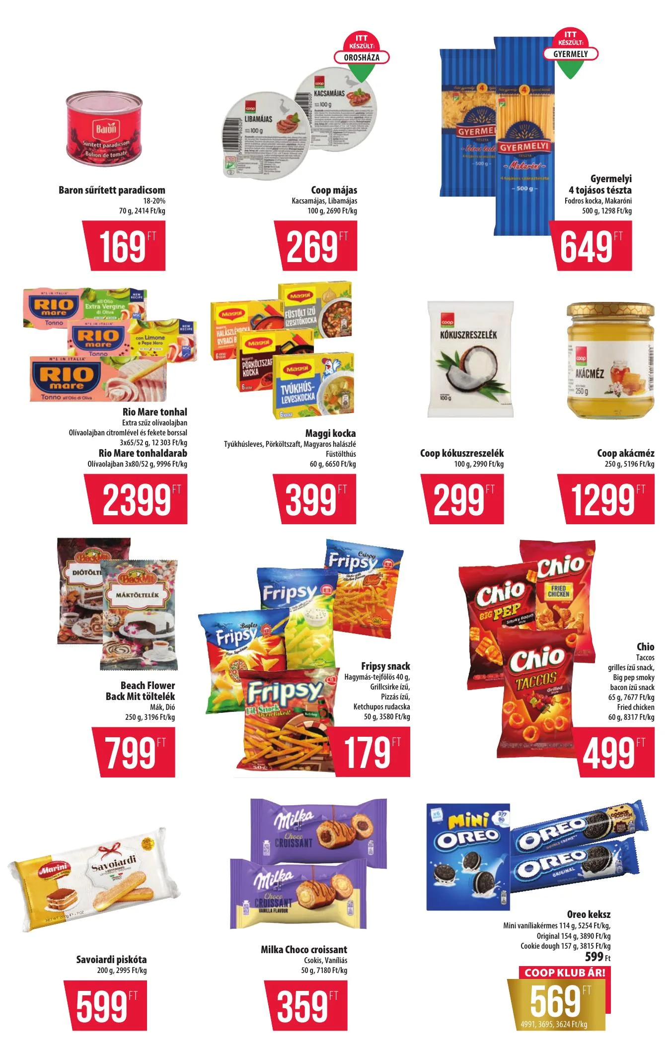 Coop akciós újság Észak-Kelet 10.29–11.04 – 8. oldal