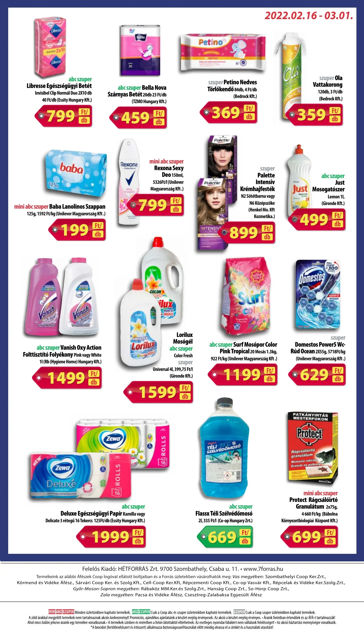 Coop akciós újság Hétforrás 02.16–03.01 – 11. oldal