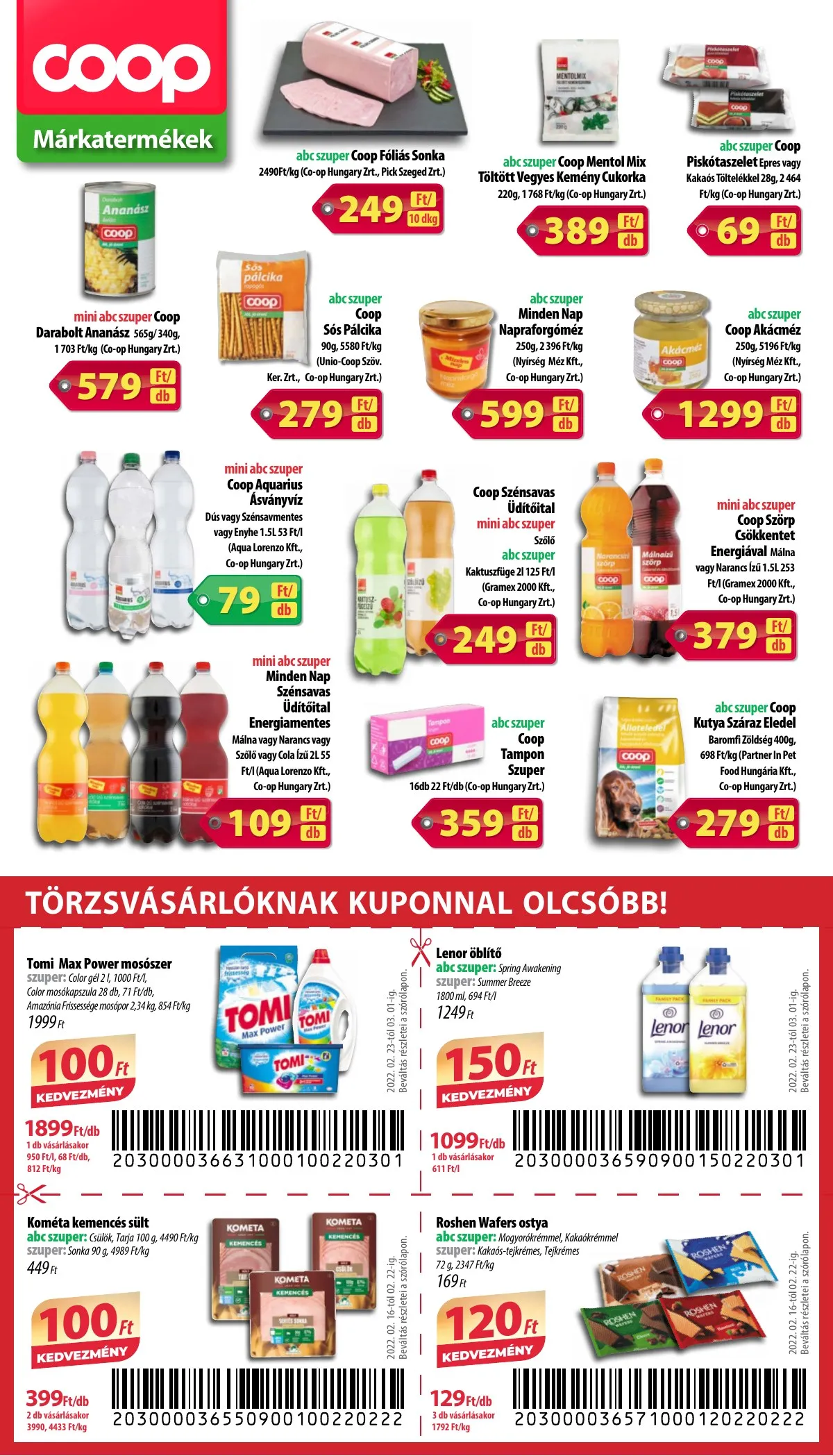 Coop akciós újság Hétforrás 02.16–03.01 – 12. oldal