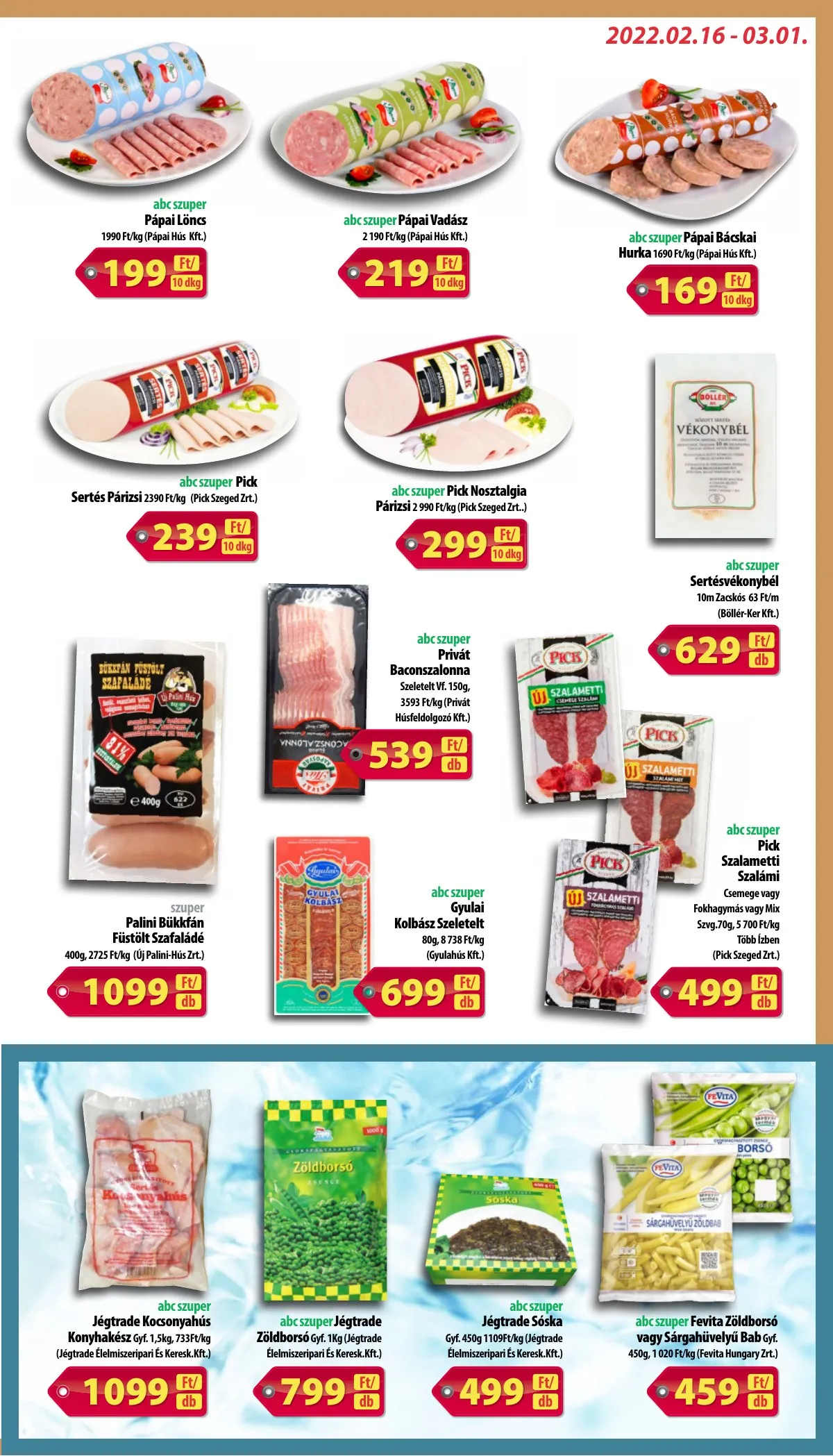 Coop akciós újság Hétforrás 02.16–03.01 – 3. oldal
