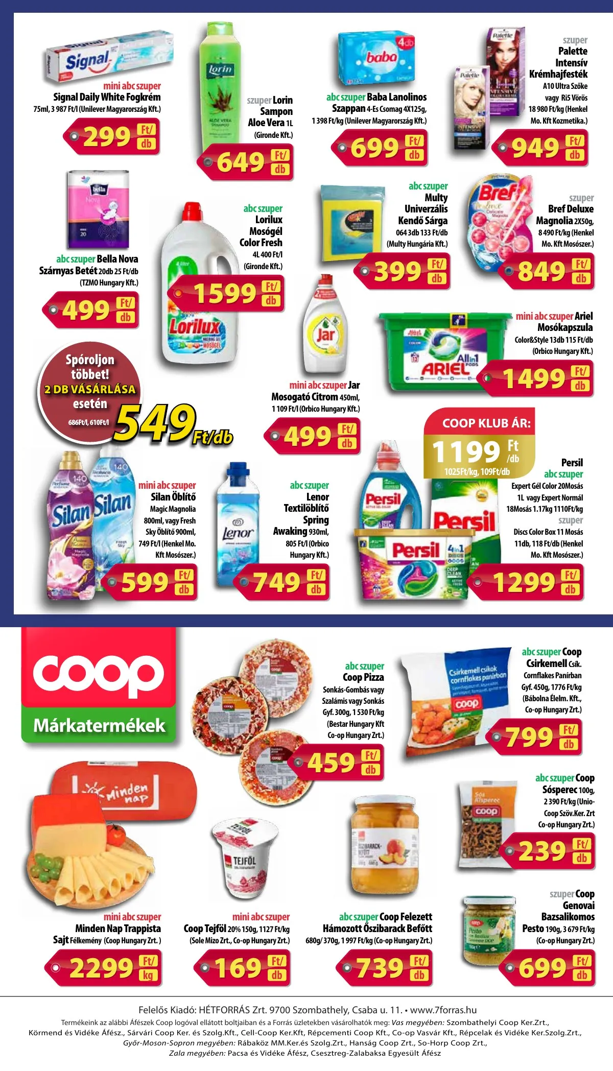 Coop akciós újság Hétforrás 04.13–04.26 – 10. oldal