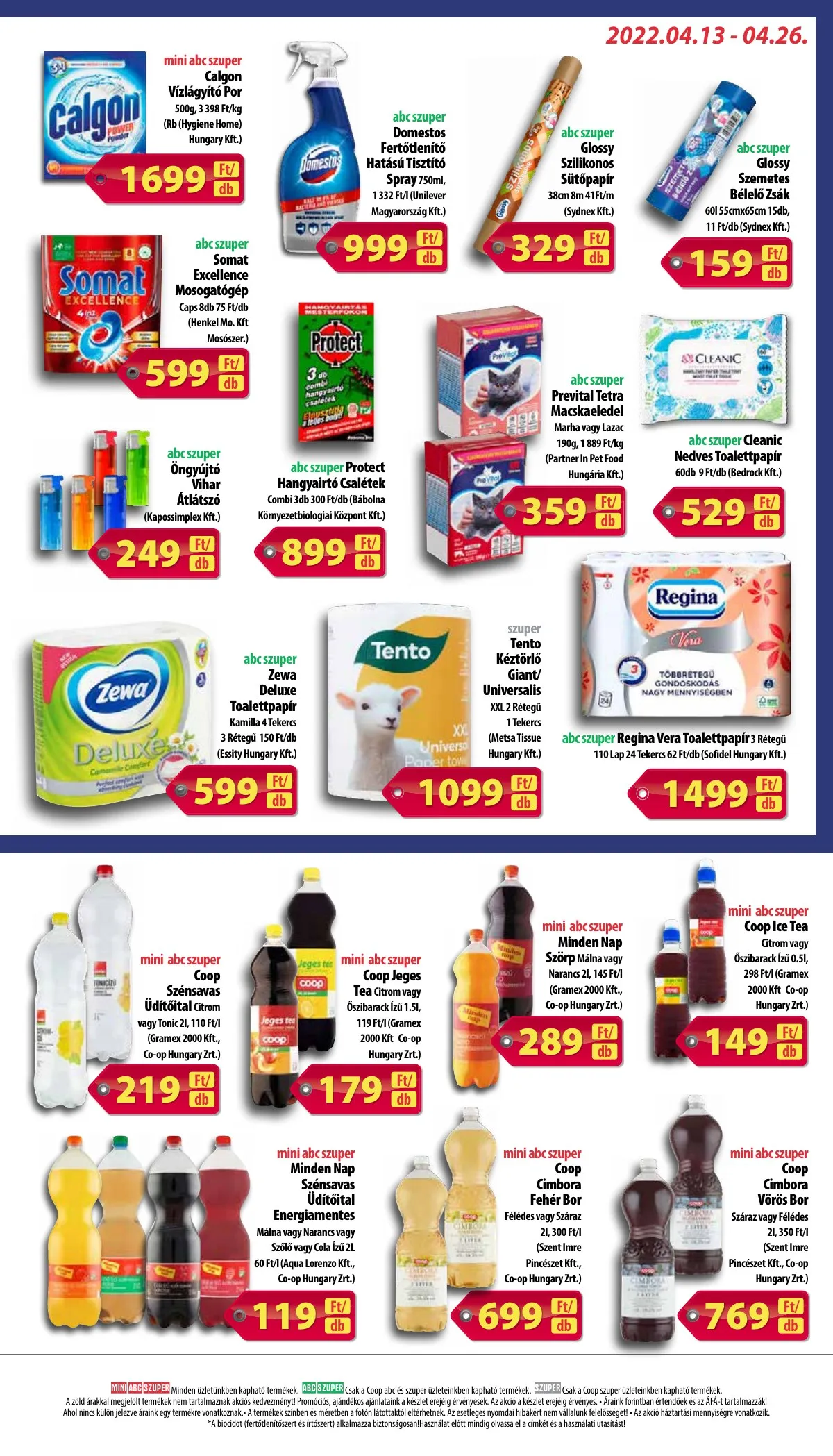 Coop akciós újság Hétforrás 04.13–04.26 – 11. oldal