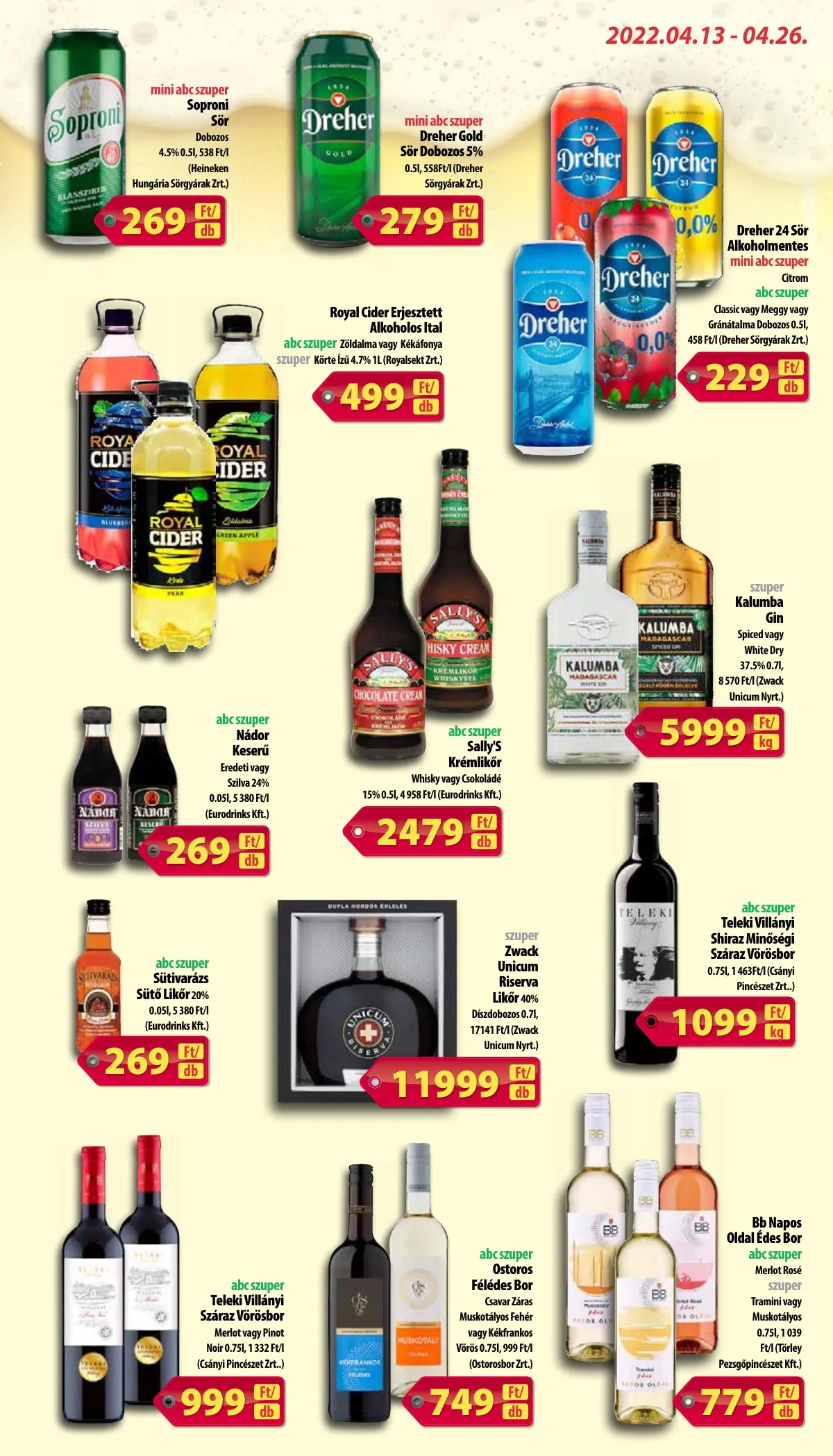Coop akciós újság Hétforrás 04.13–04.26 – 9. oldal